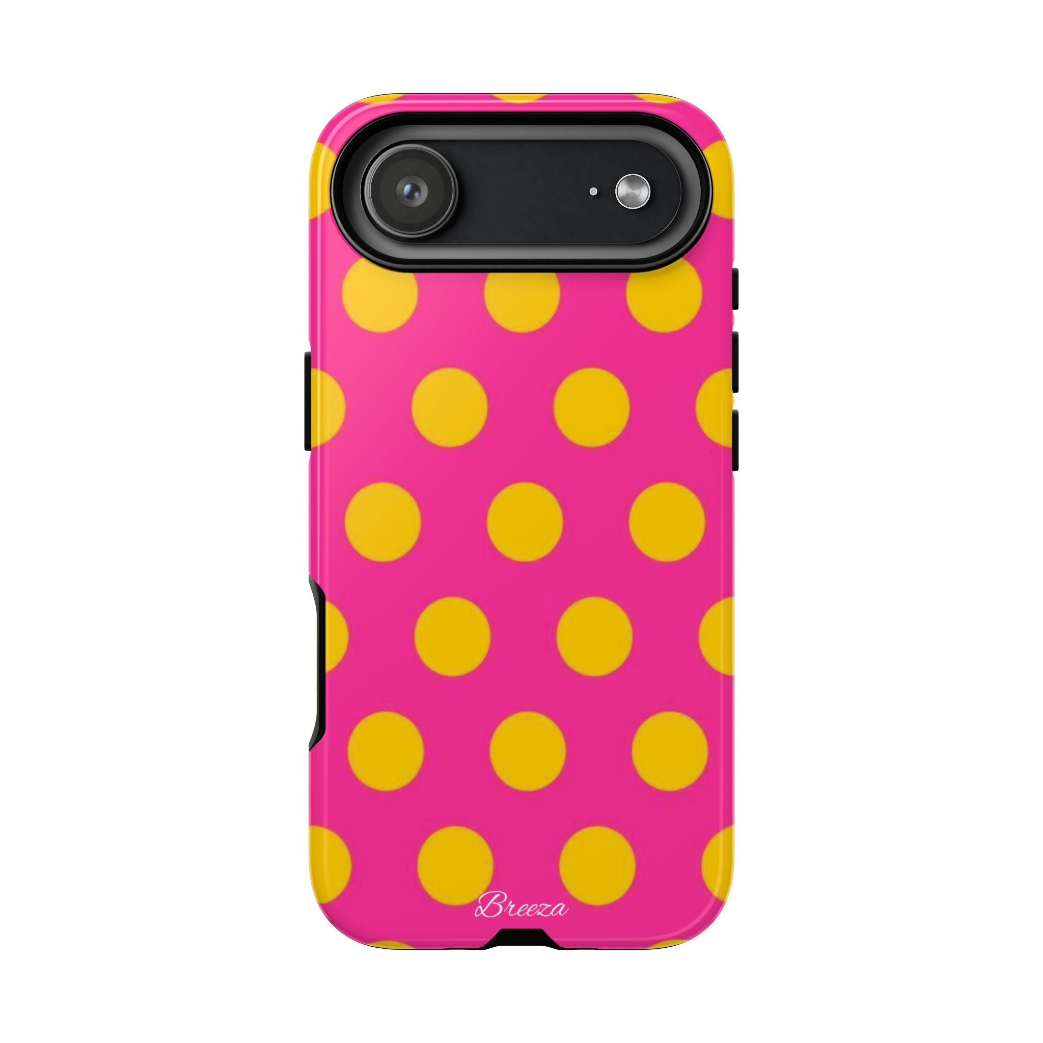 Pink & Yellow Dot Phone Case