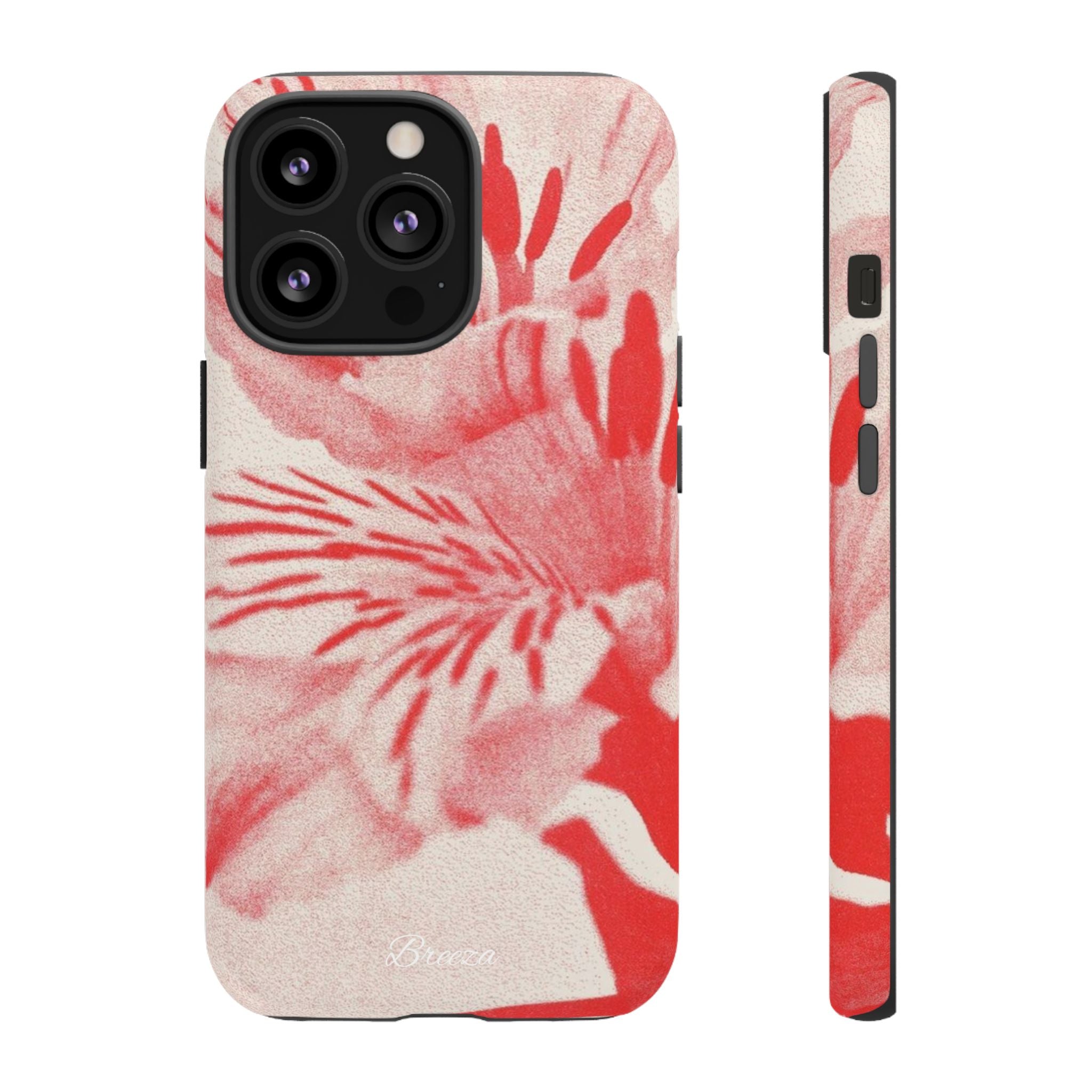 Red Floral Phone Case