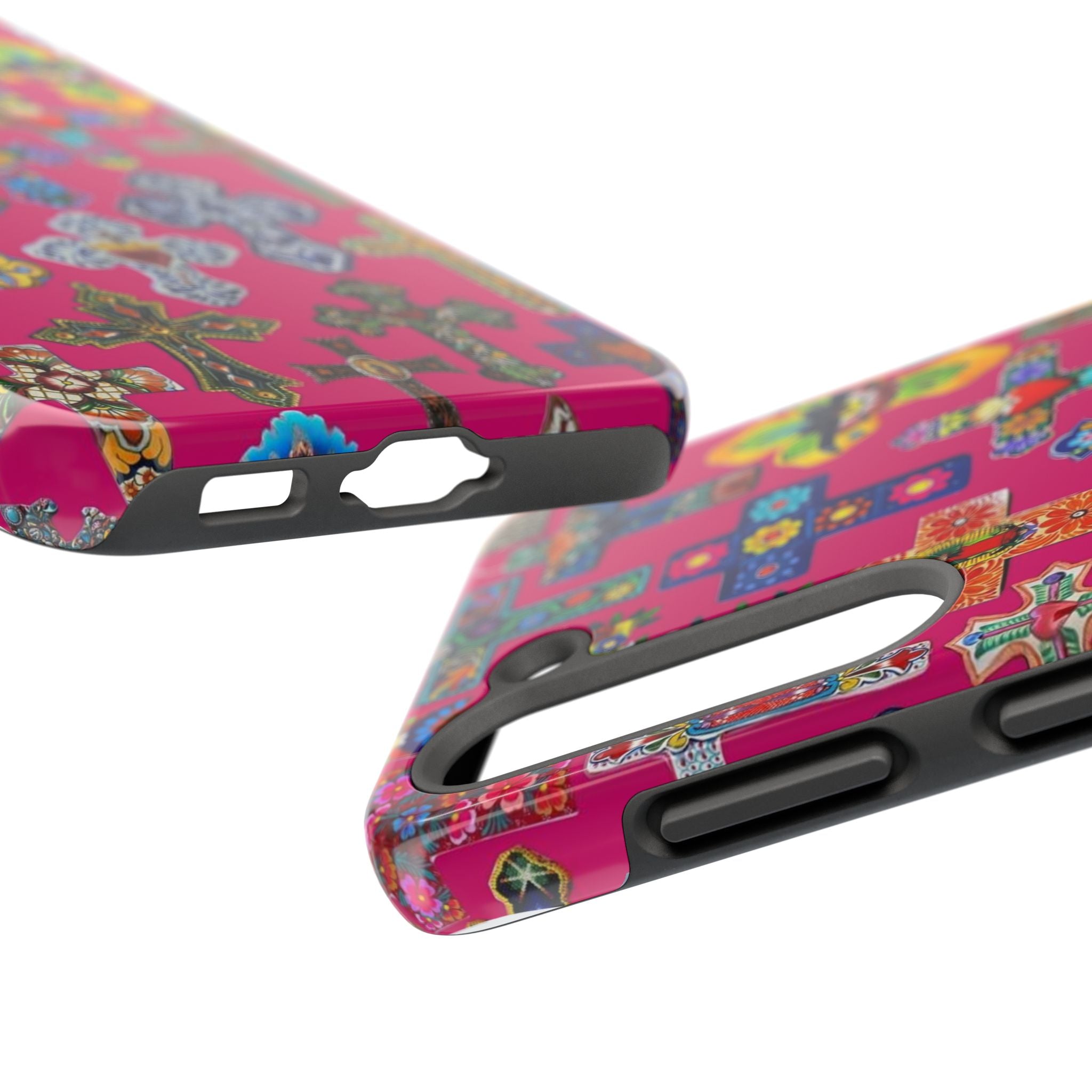 Pink Cross Phone Case