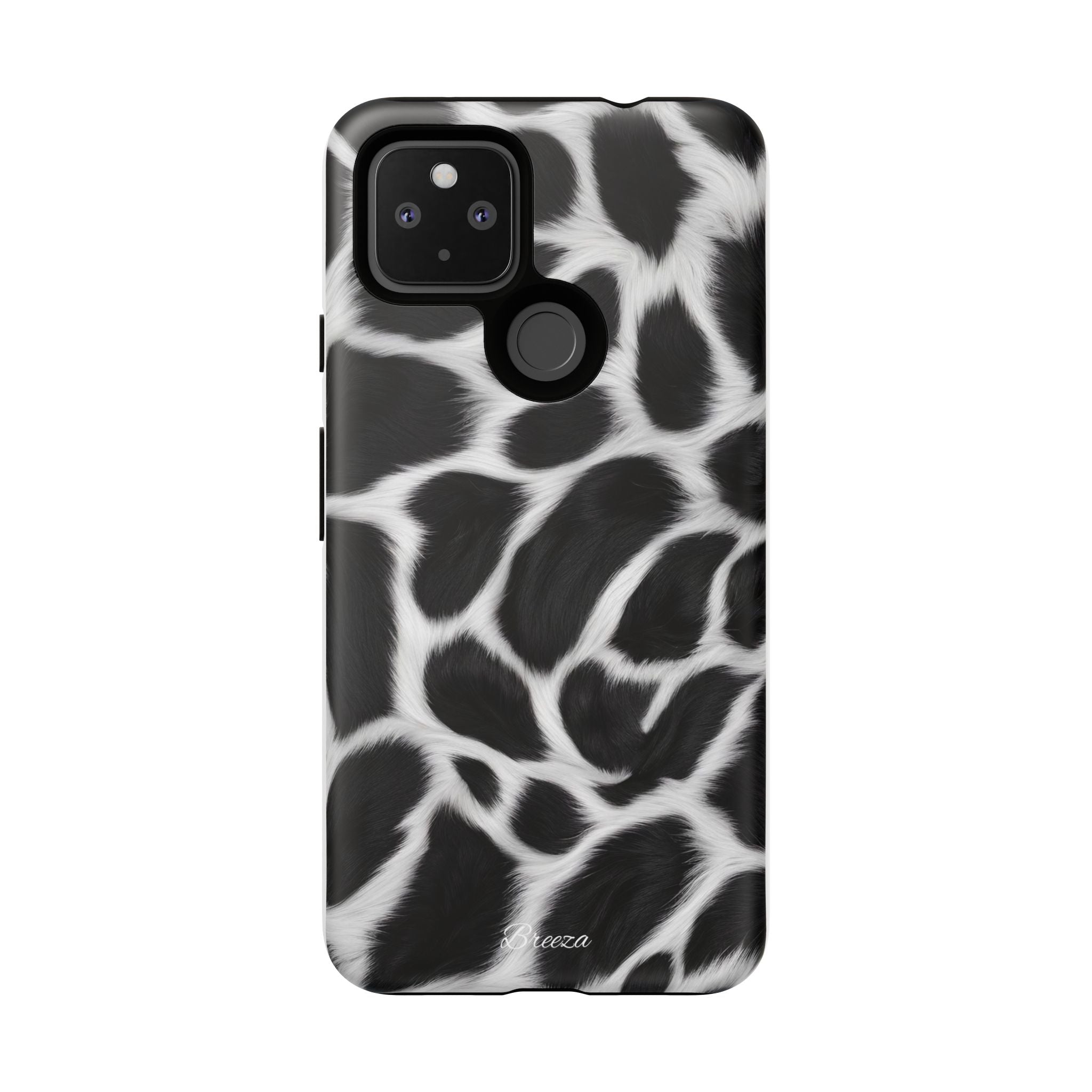 Furry Cow Print Phone Case