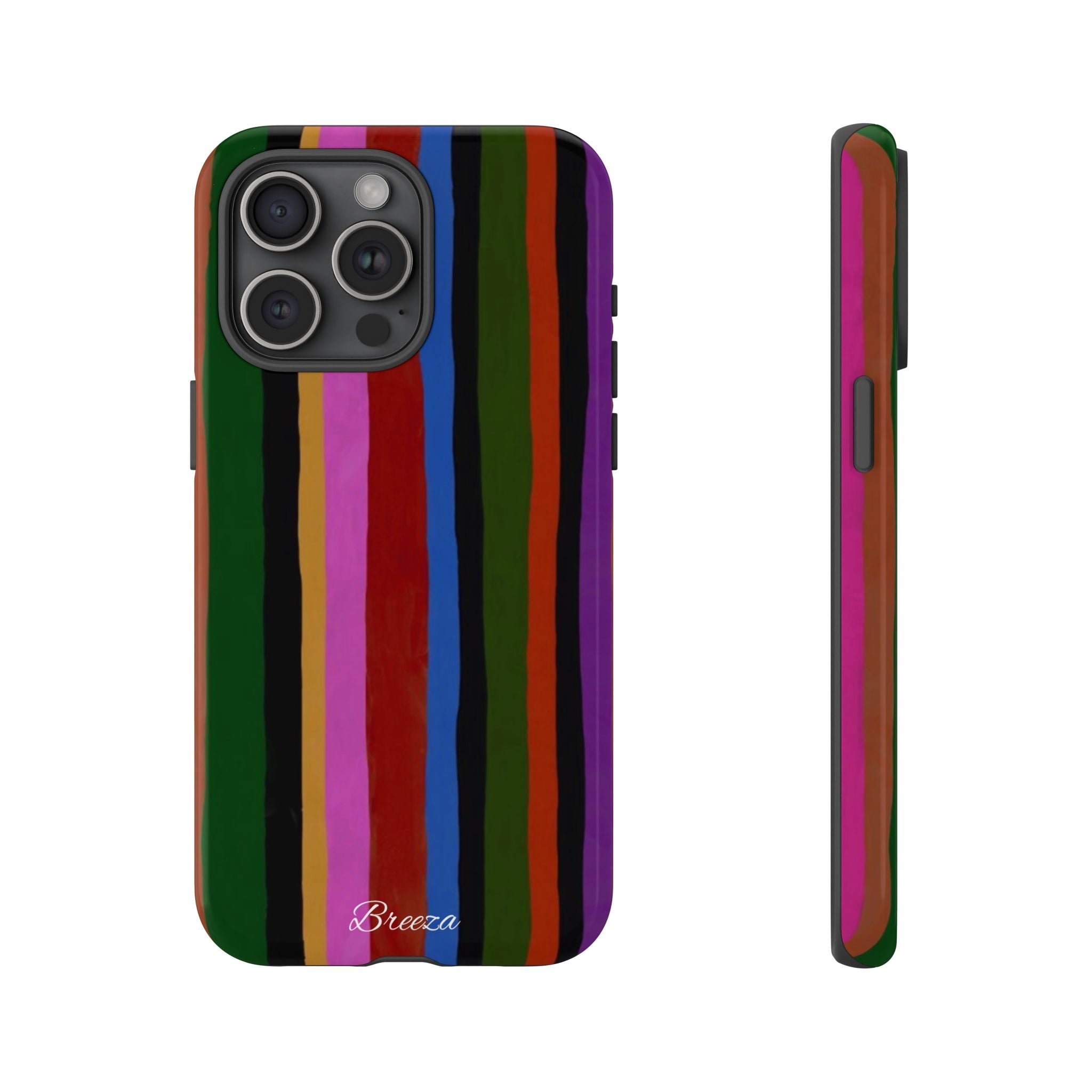 Colorful Striped Phone Case