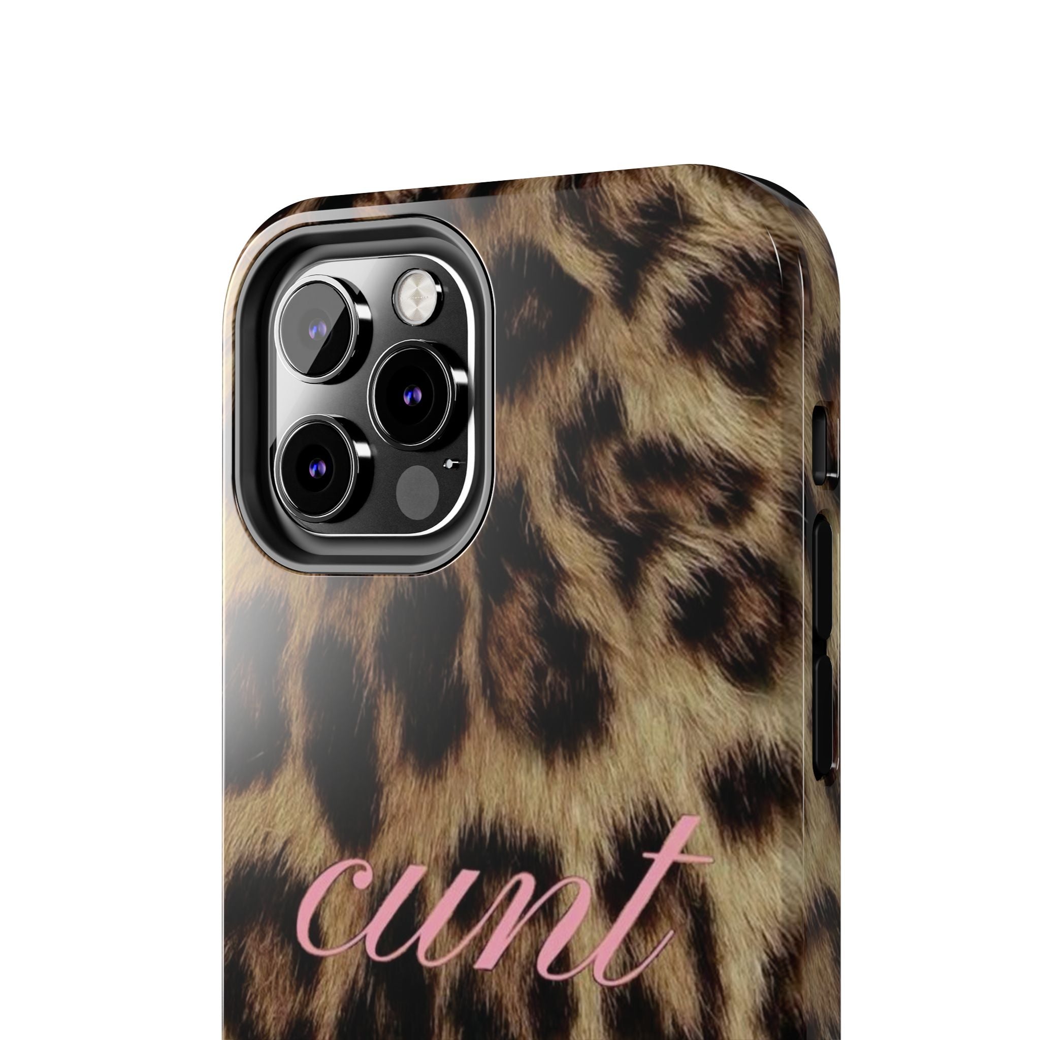 Cunt Leopard Print Phone Case