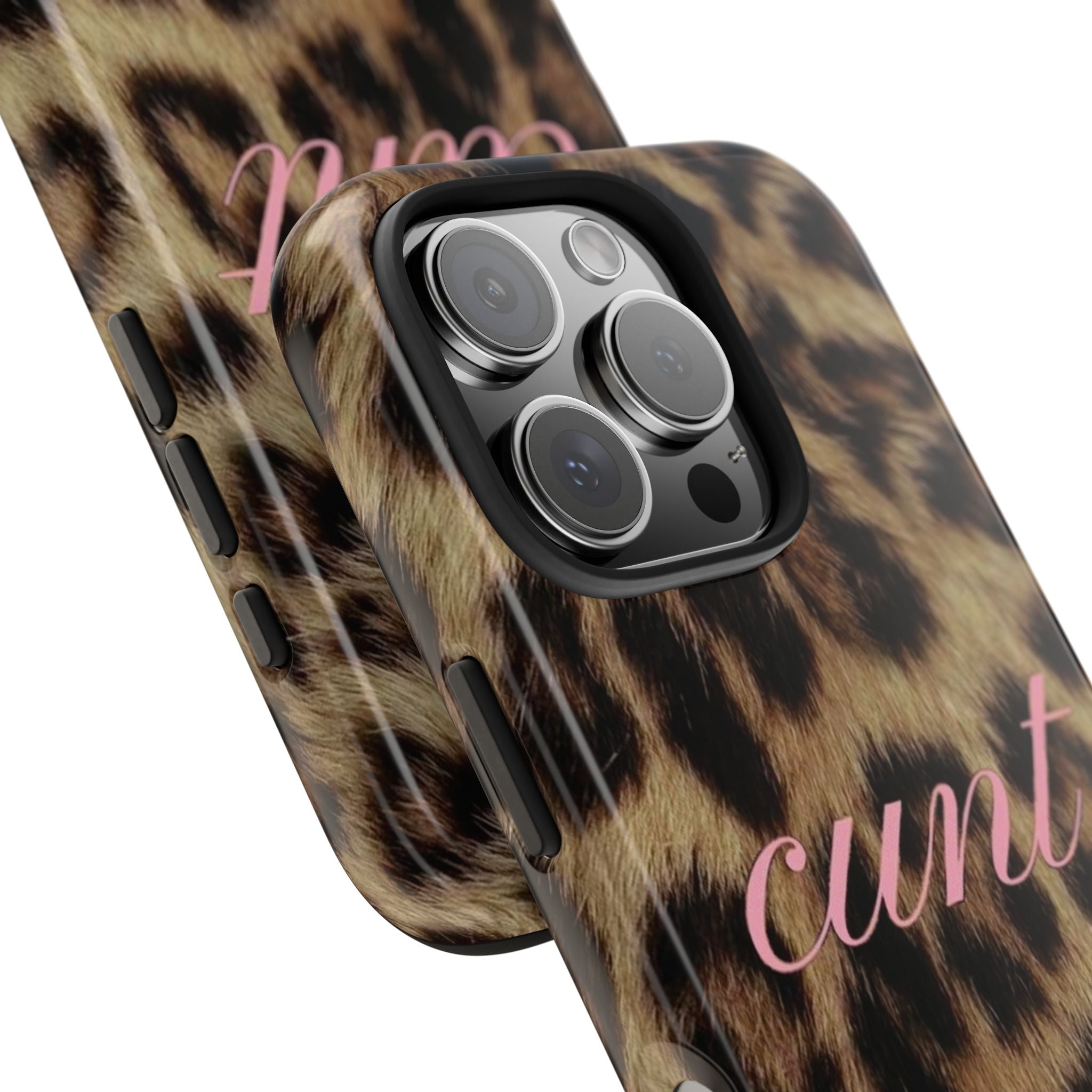 Cunt Leopard Print Phone Case