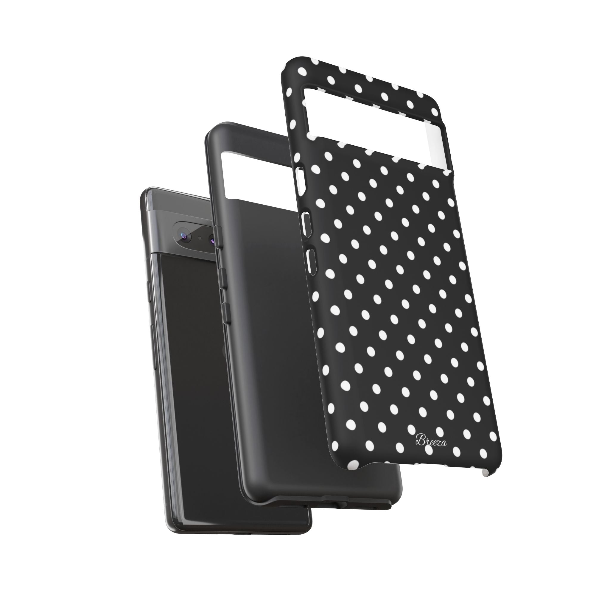 Black & White Polka Dot Phone Case