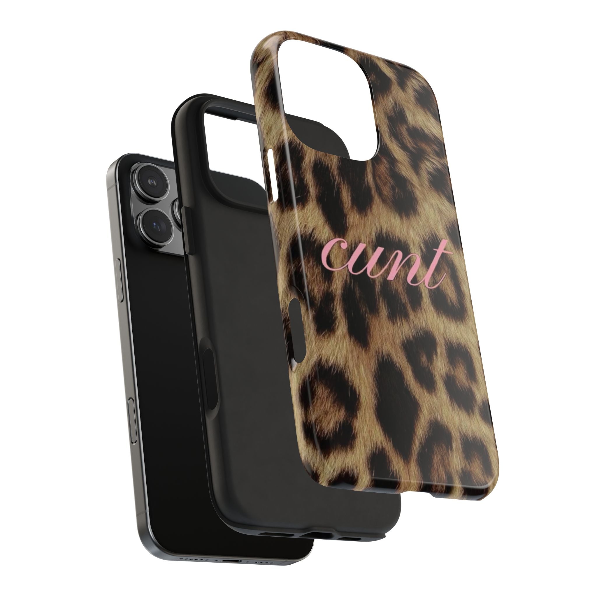 Cunt Leopard Print Phone Case