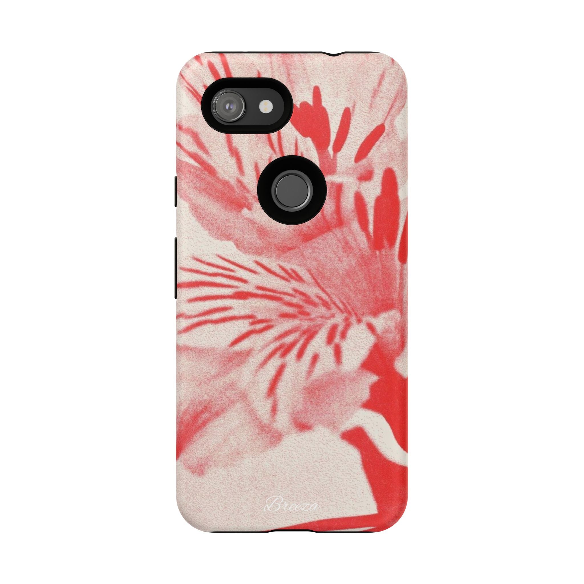 Red Floral Phone Case