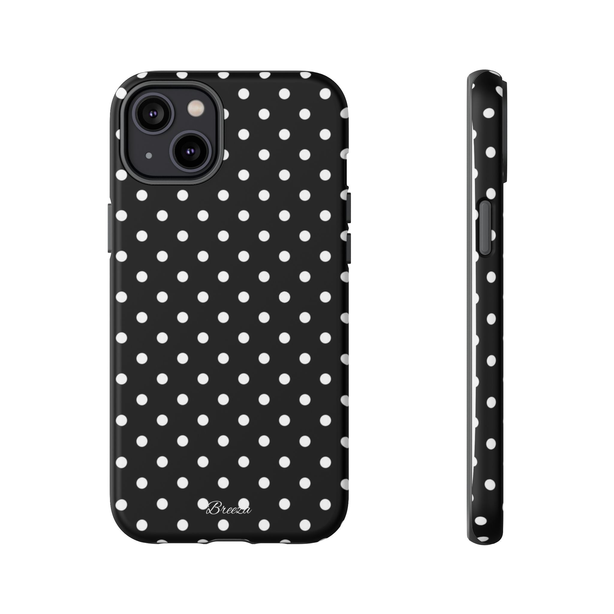 Black & White Polka Dot Phone Case