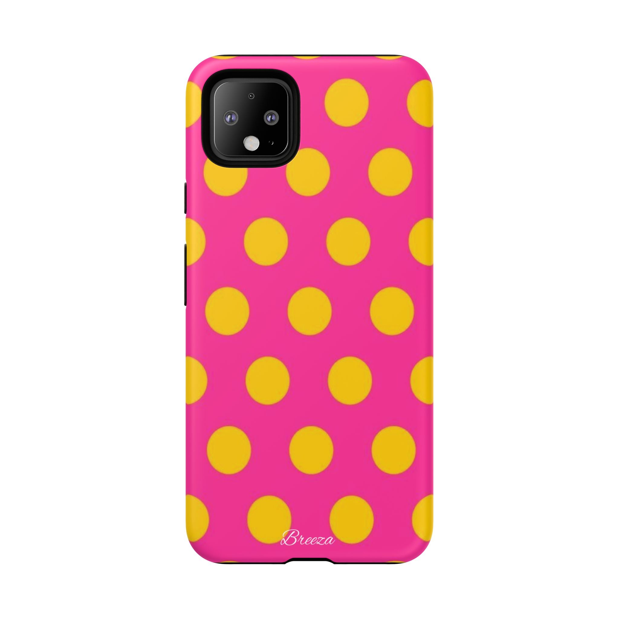 Pink & Yellow Dot Phone Case