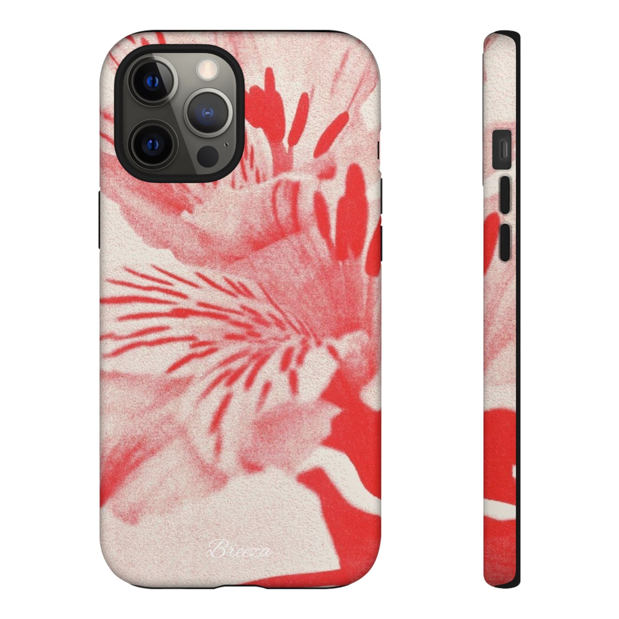 Red Floral Phone Case