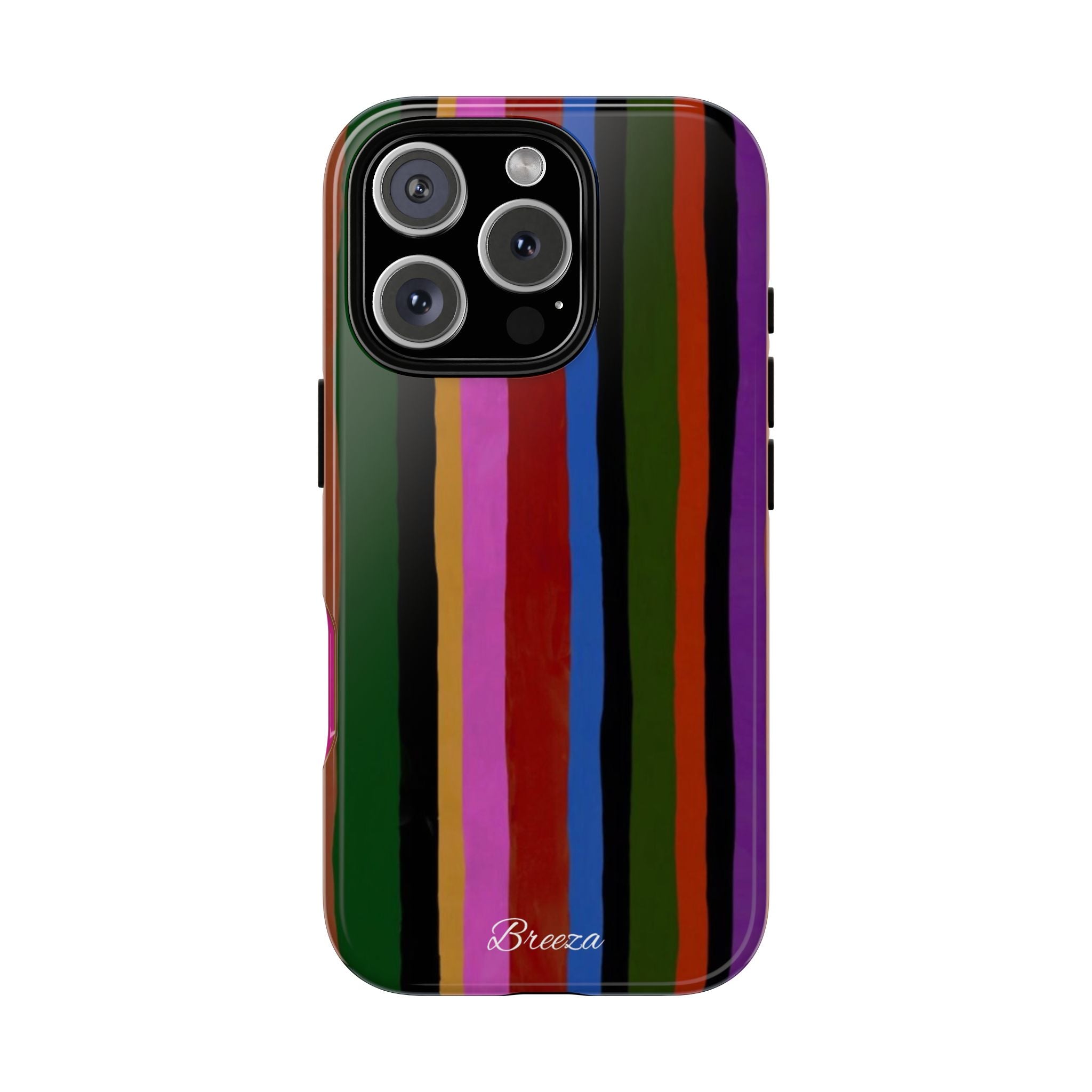Colorful Striped Phone Case