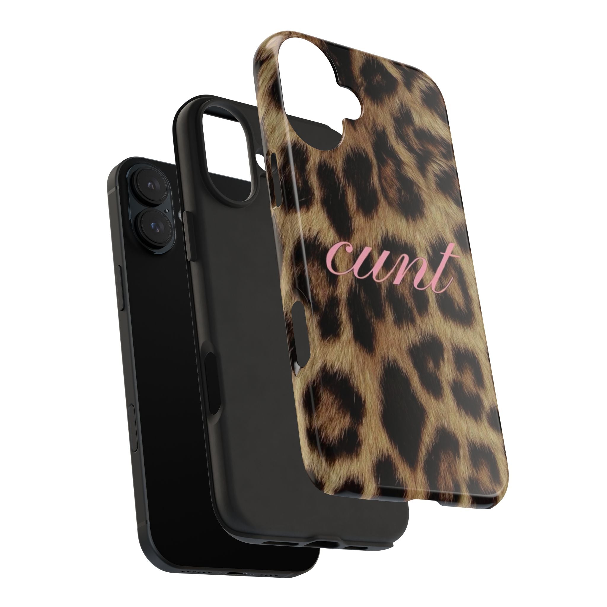 Cunt Leopard Print Phone Case