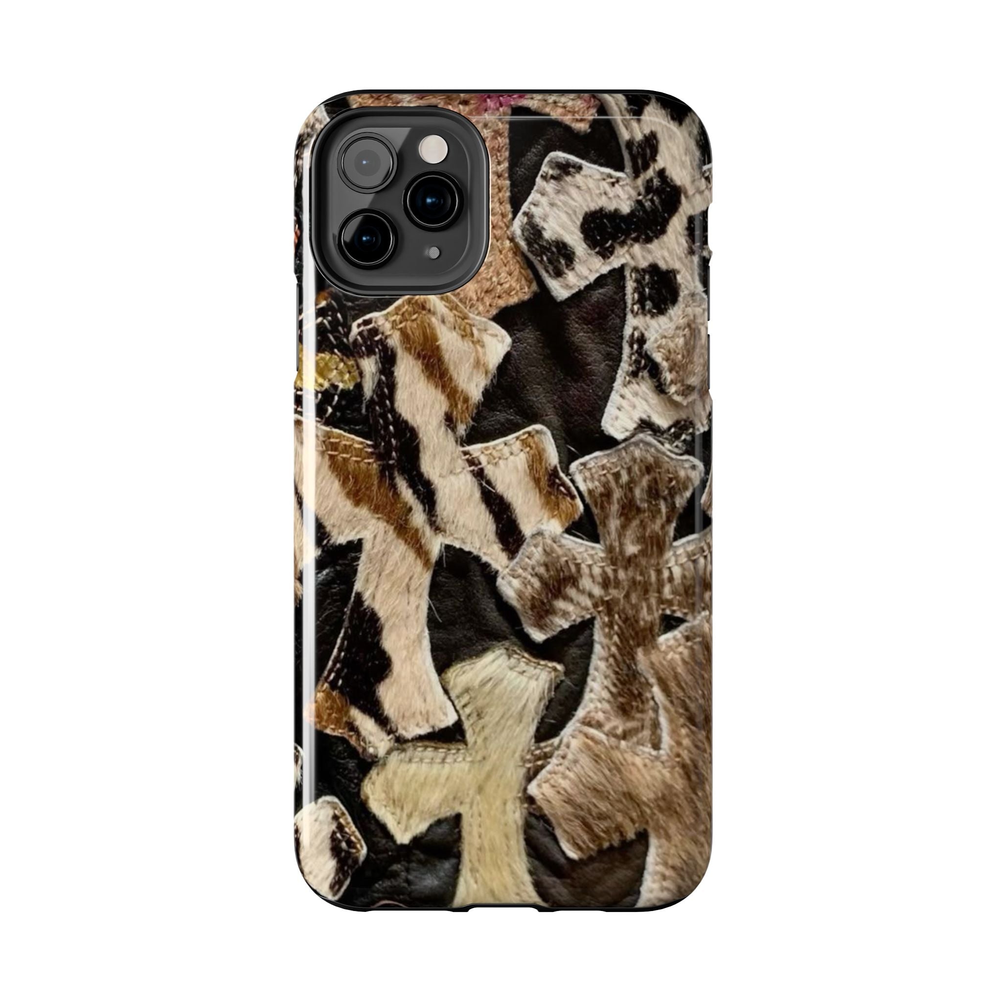 Chrome Heart Inspired Print Phone Case