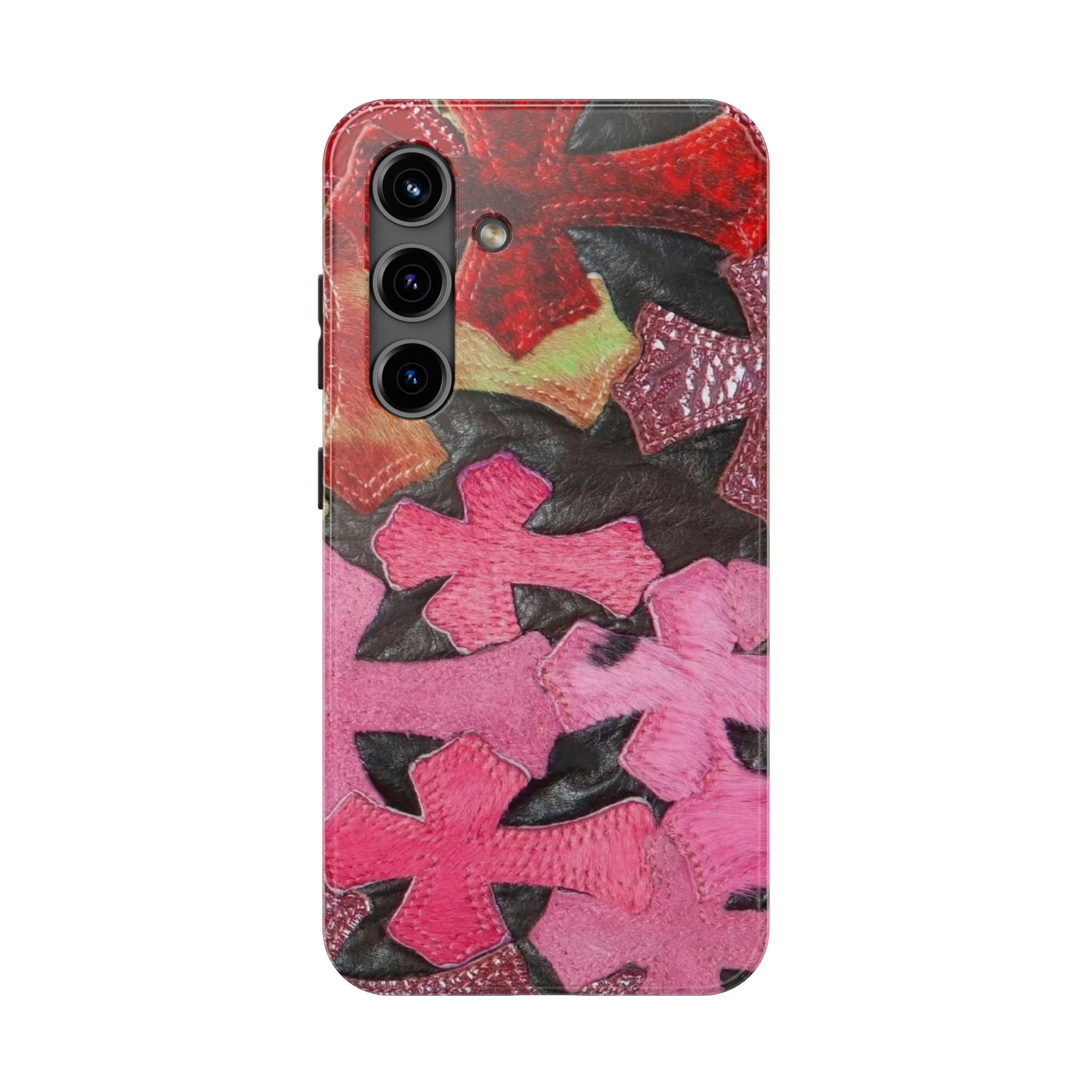 Pink Cross Phone Case