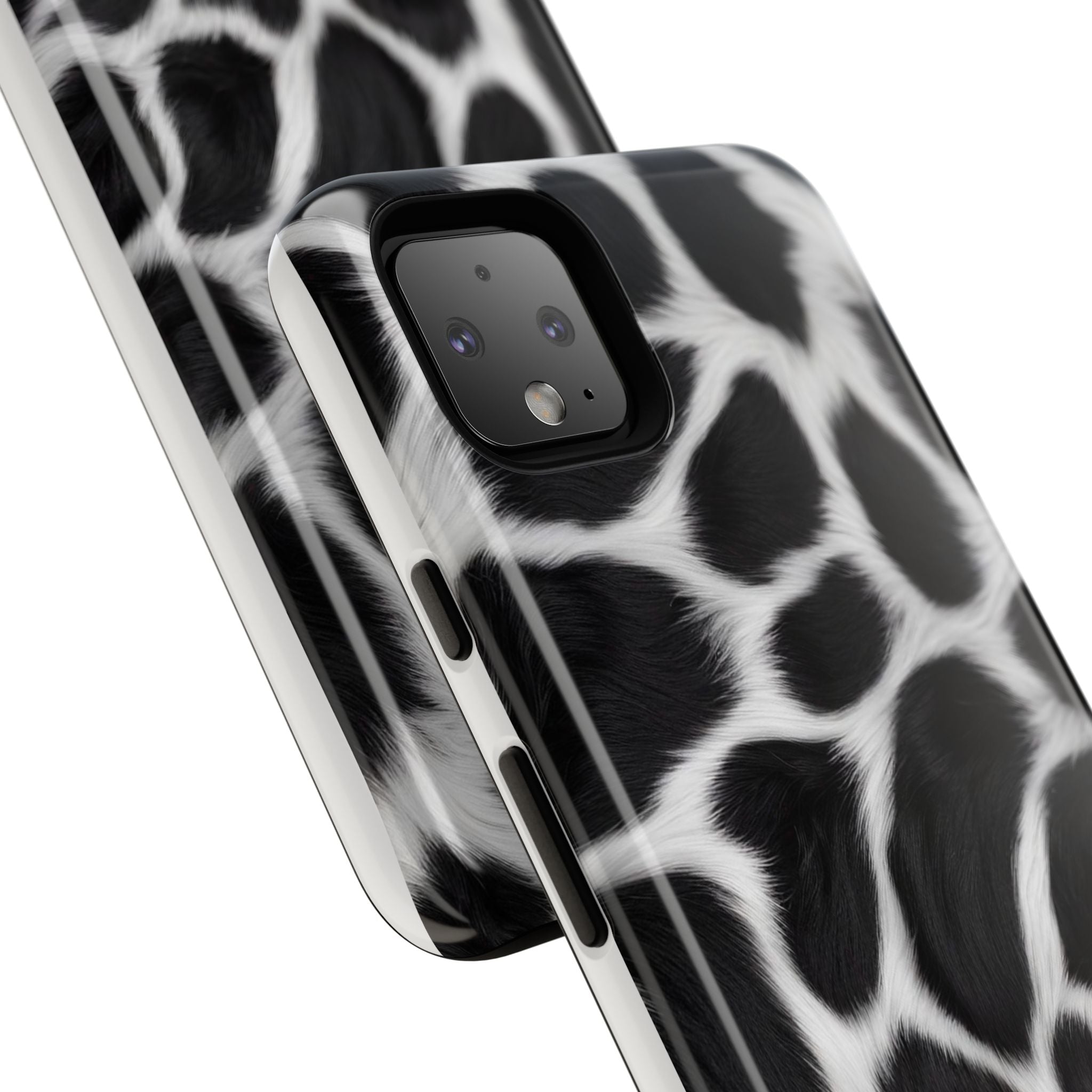 Furry Cow Print Phone Case