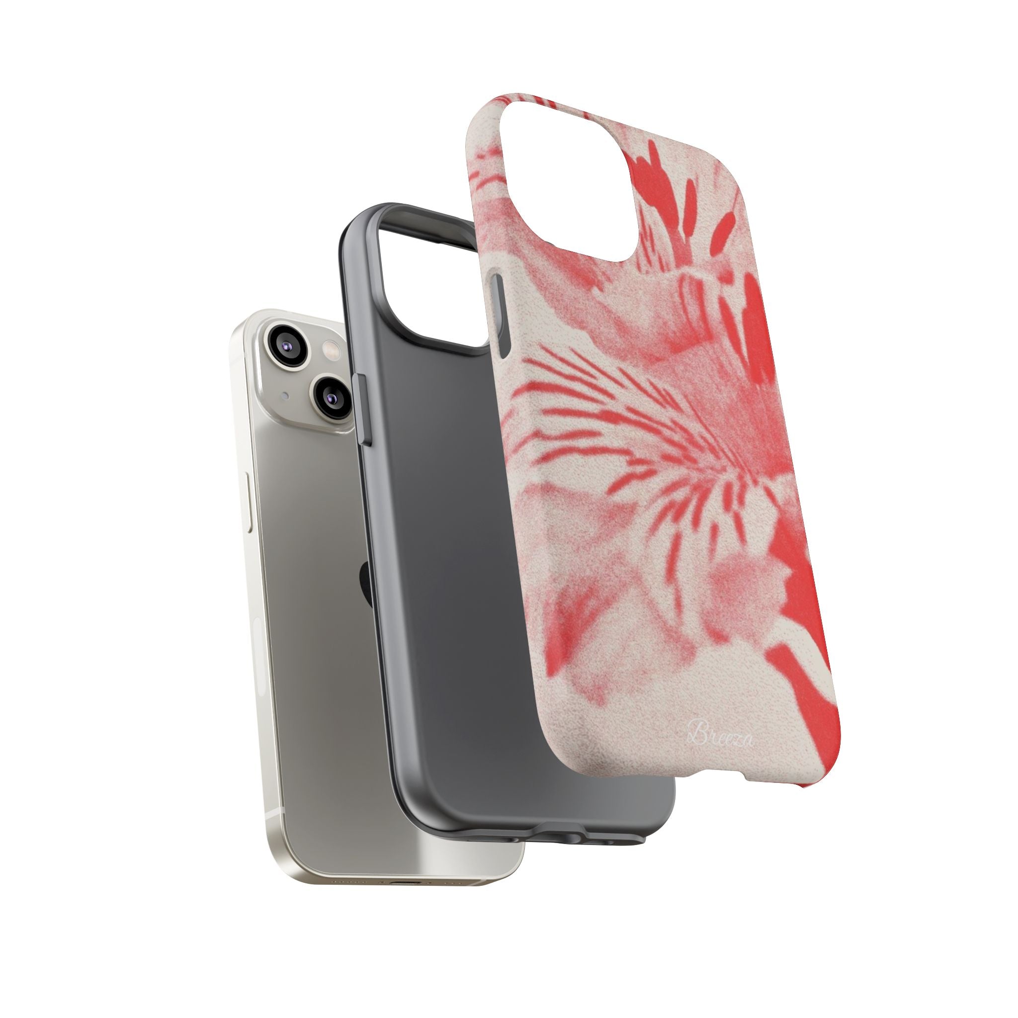 Red Floral Phone Case