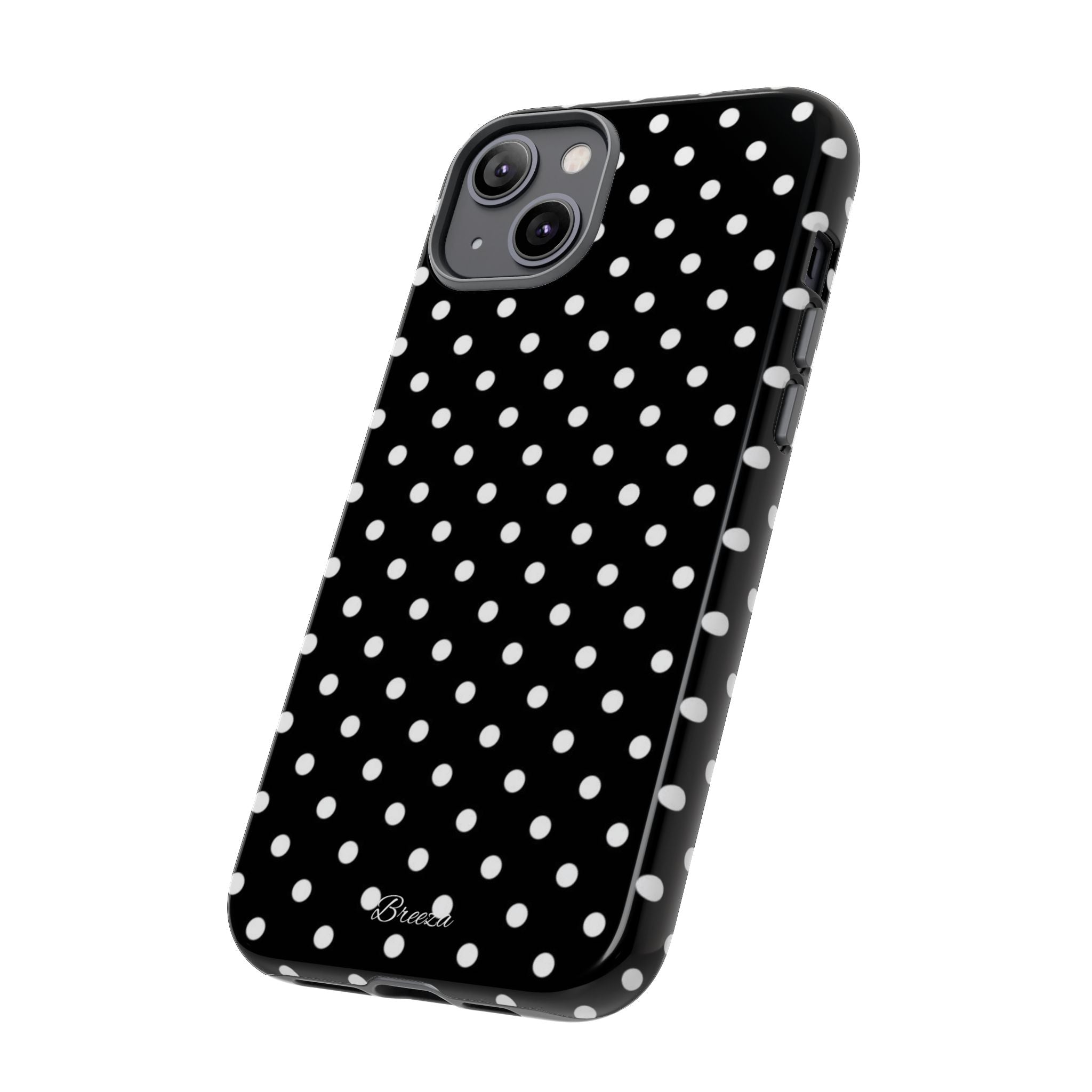 Black & White Polka Dot Phone Case