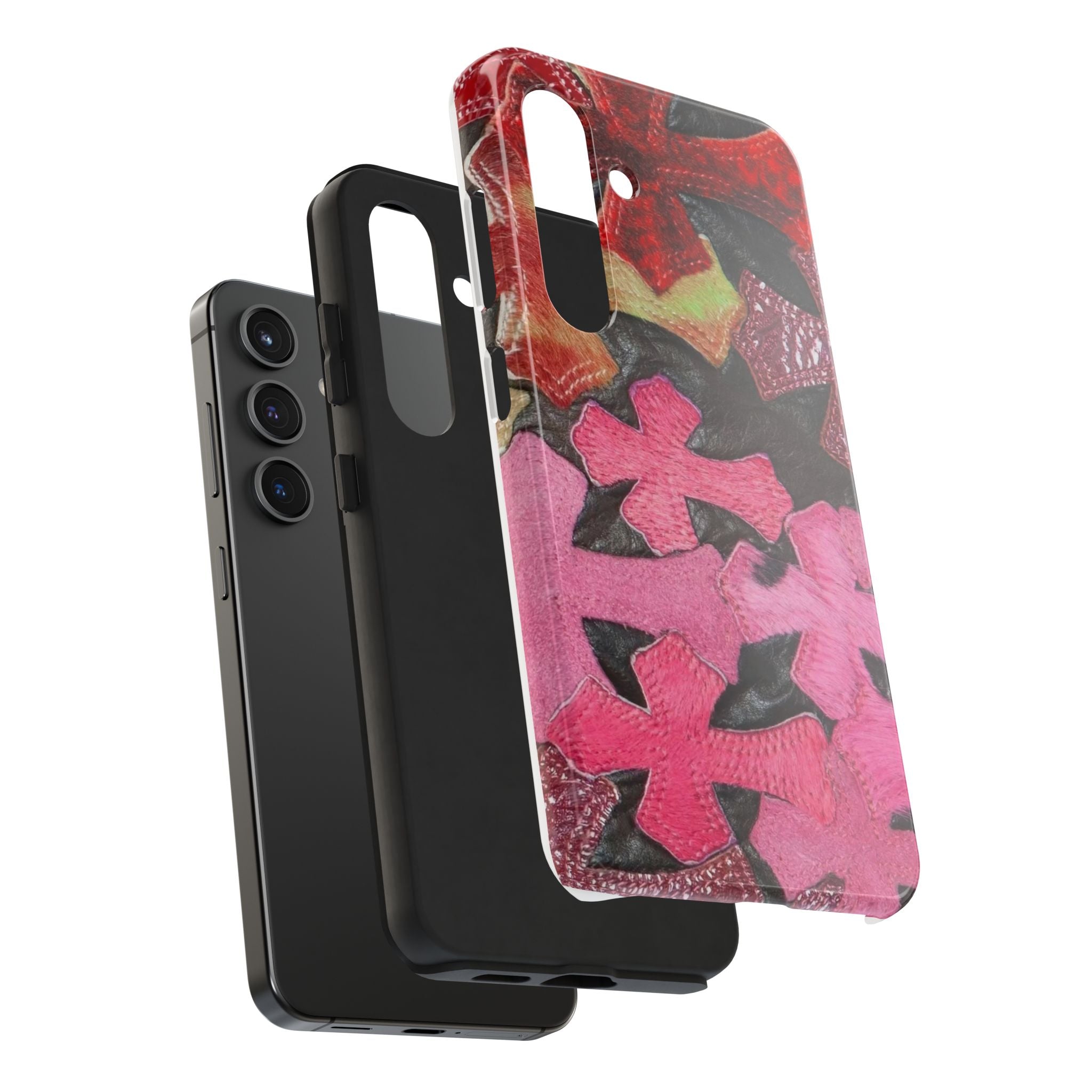 Pink Cross Phone Case