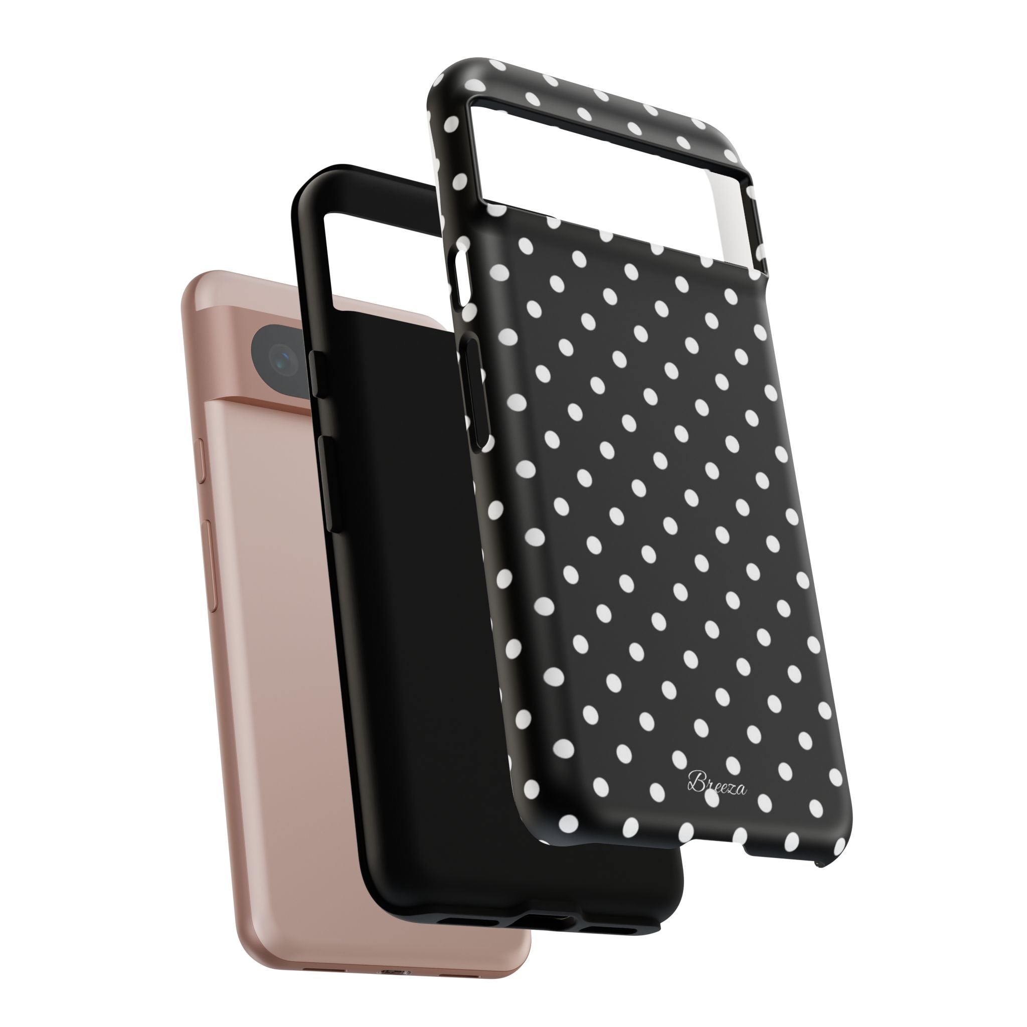 Black & White Polka Dot Phone Case