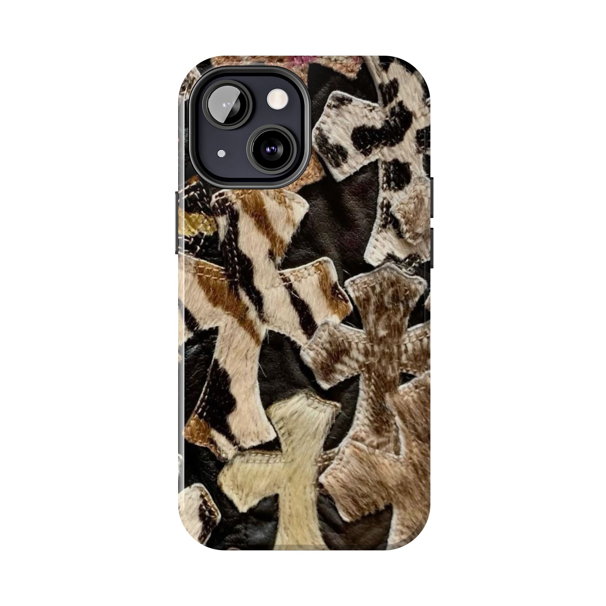 Chrome Heart Inspired Print Phone Case