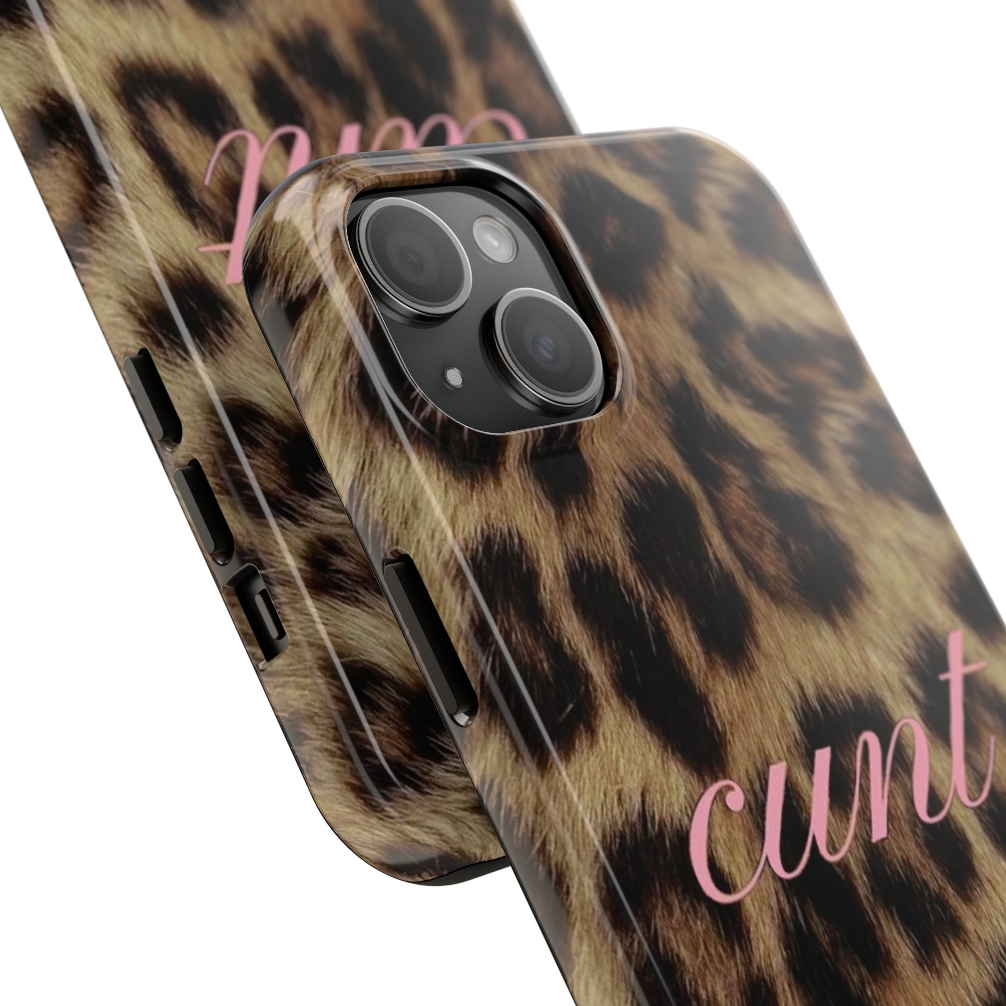 Cunt Leopard Print Phone Case