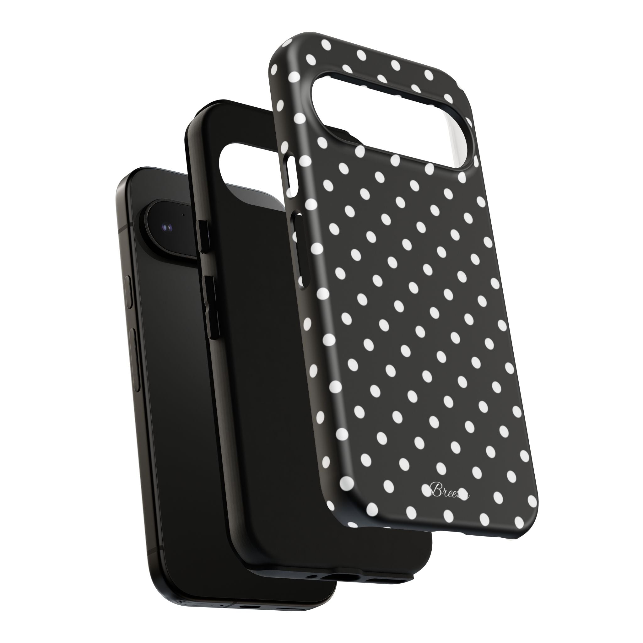 Black & White Polka Dot Phone Case
