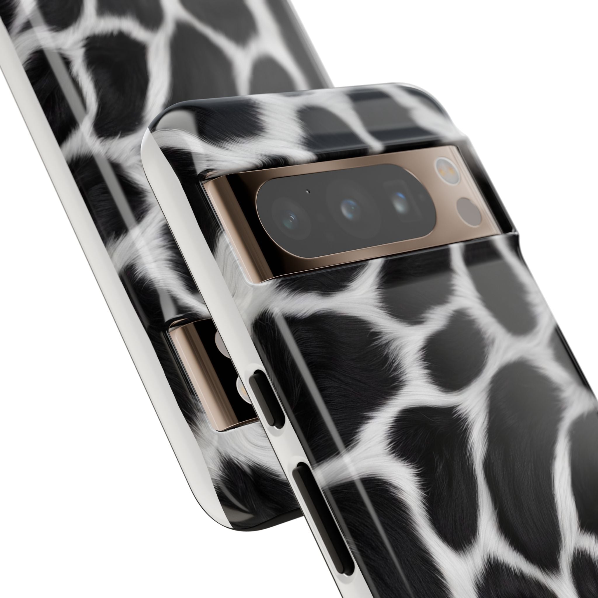 Furry Cow Print Phone Case