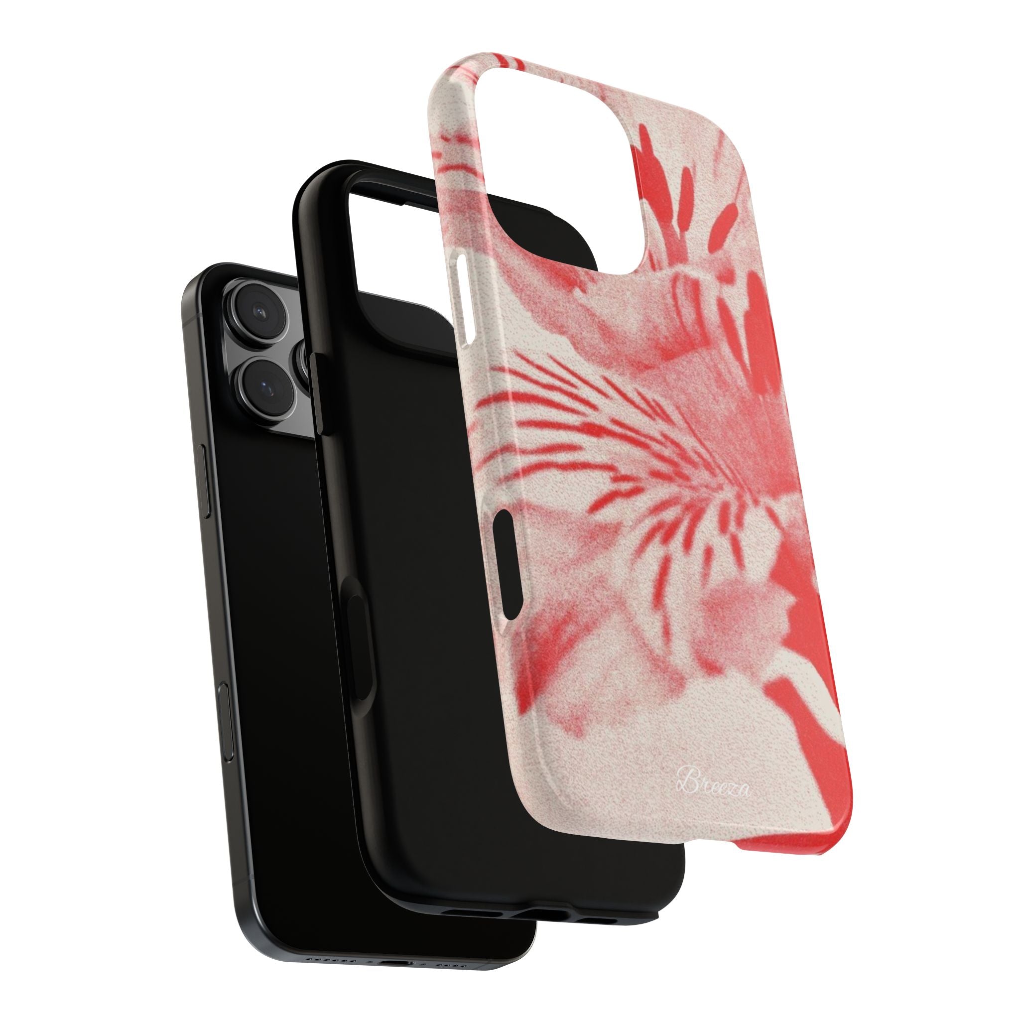 Red Floral Phone Case