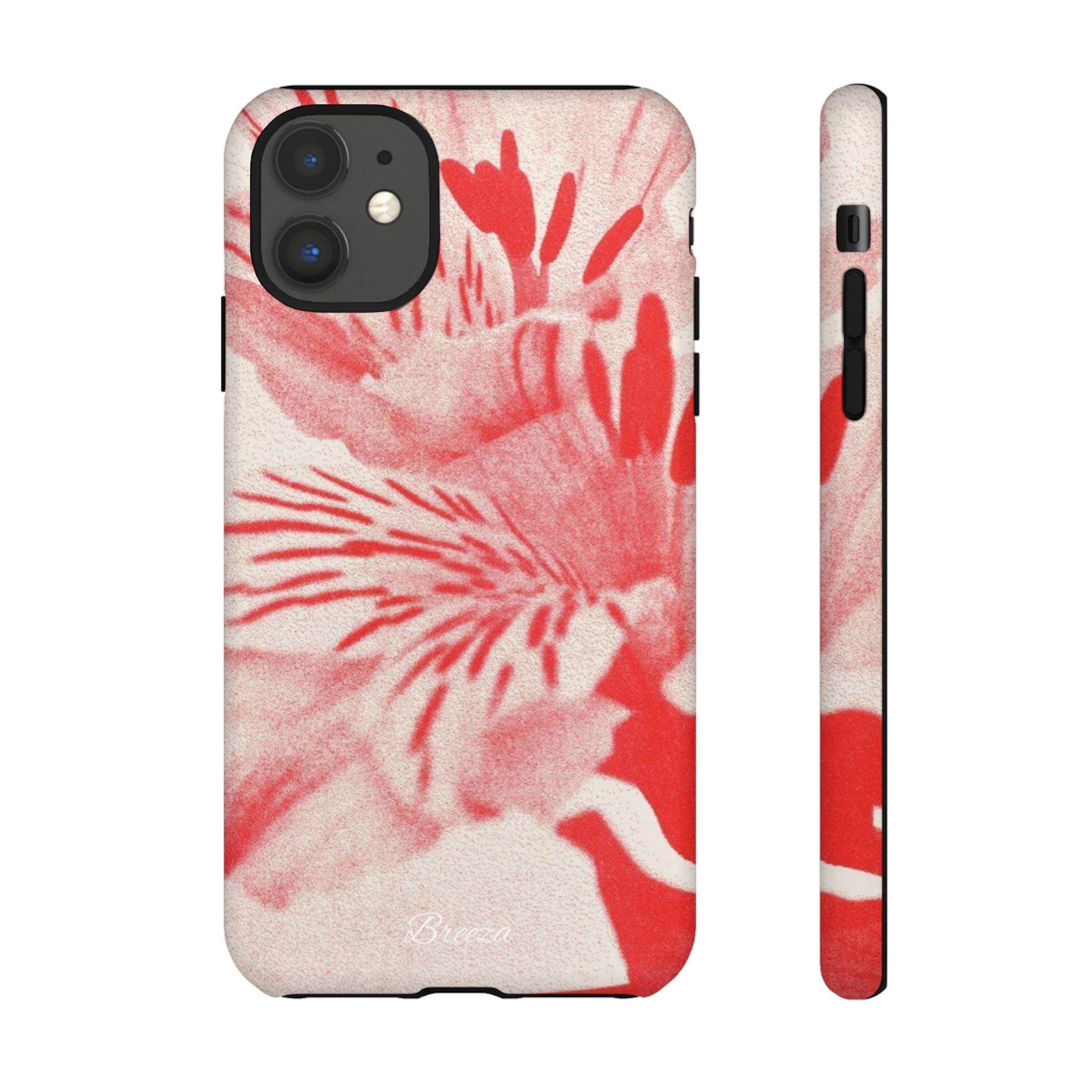 Red Floral Phone Case