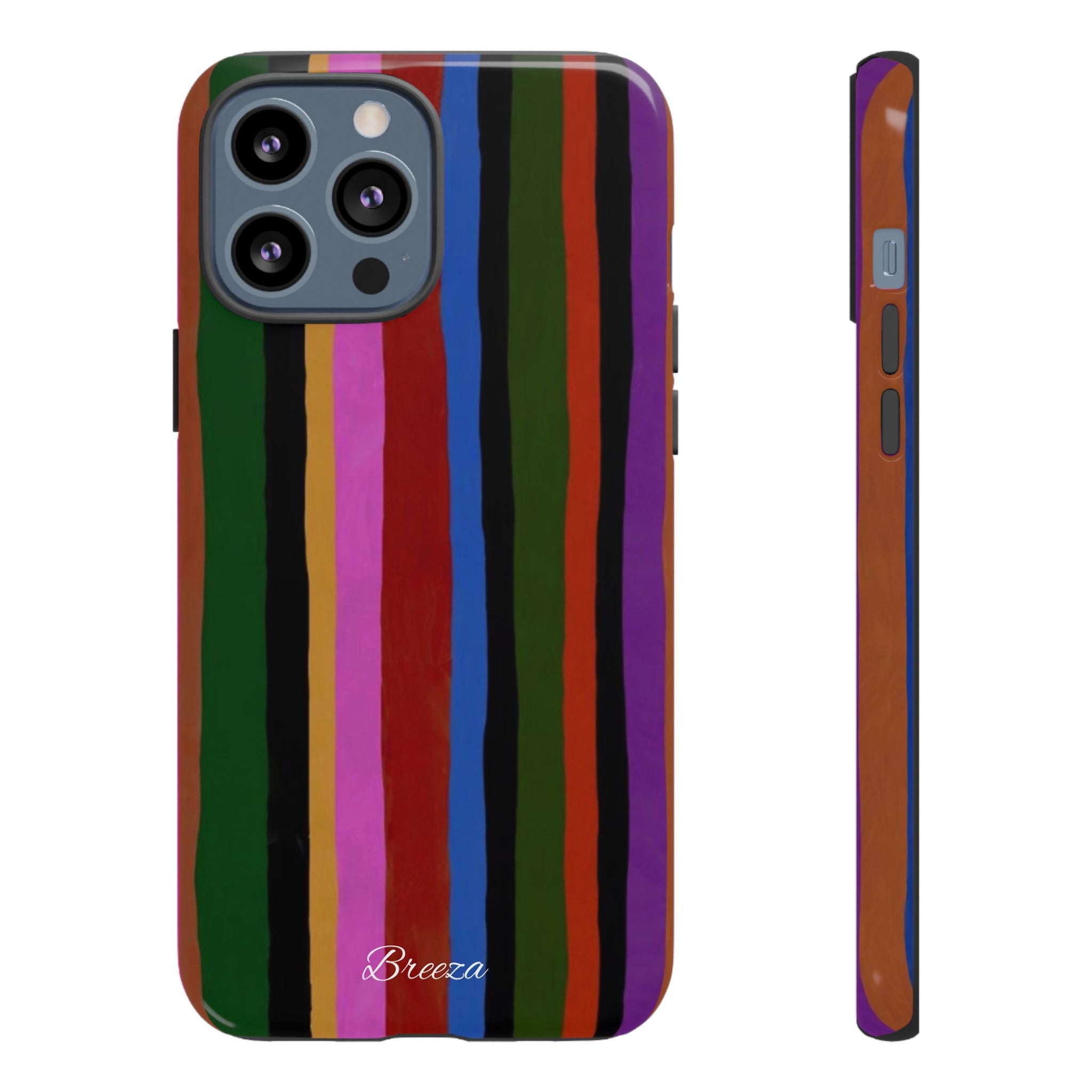 Colorful Striped Phone Case