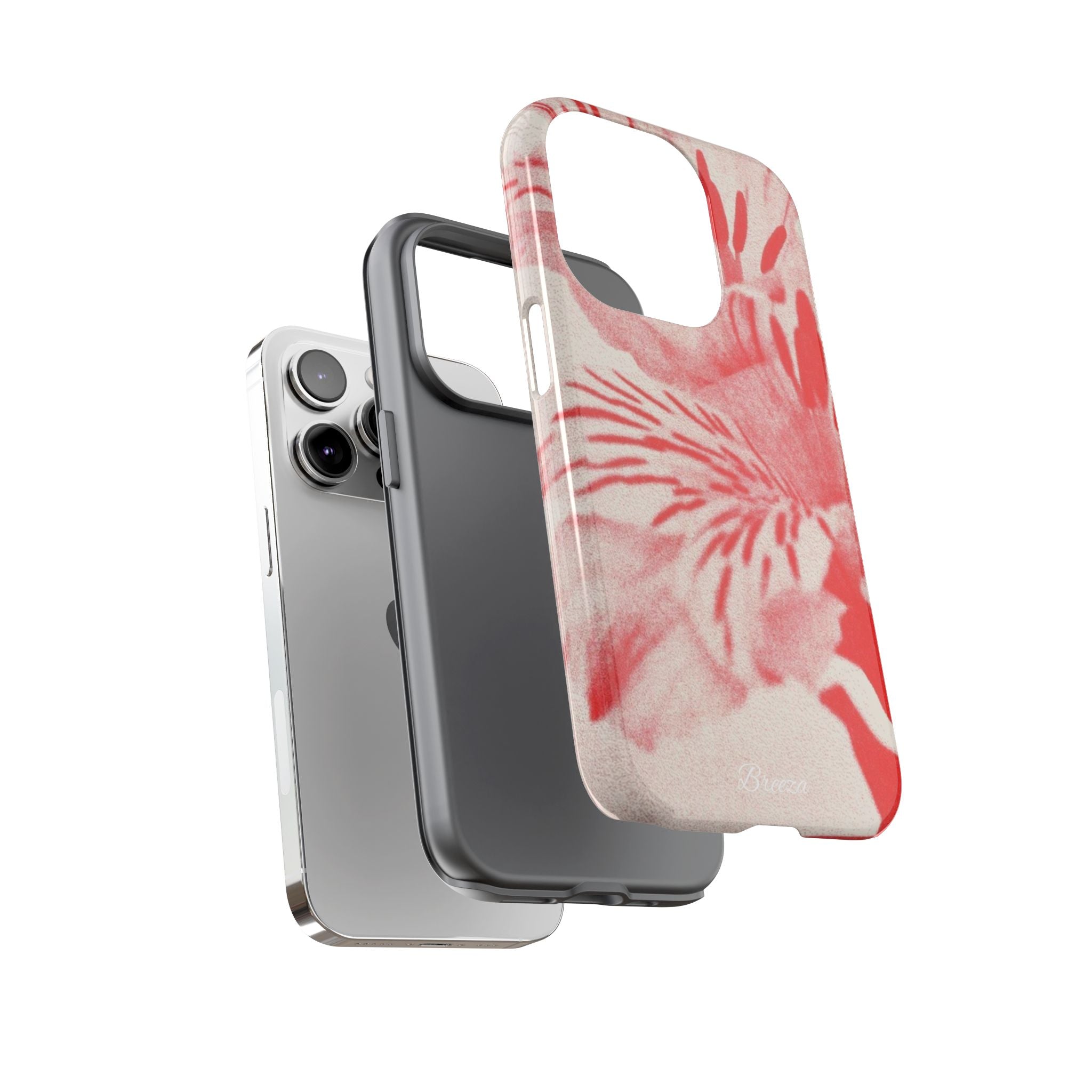 Red Floral Phone Case