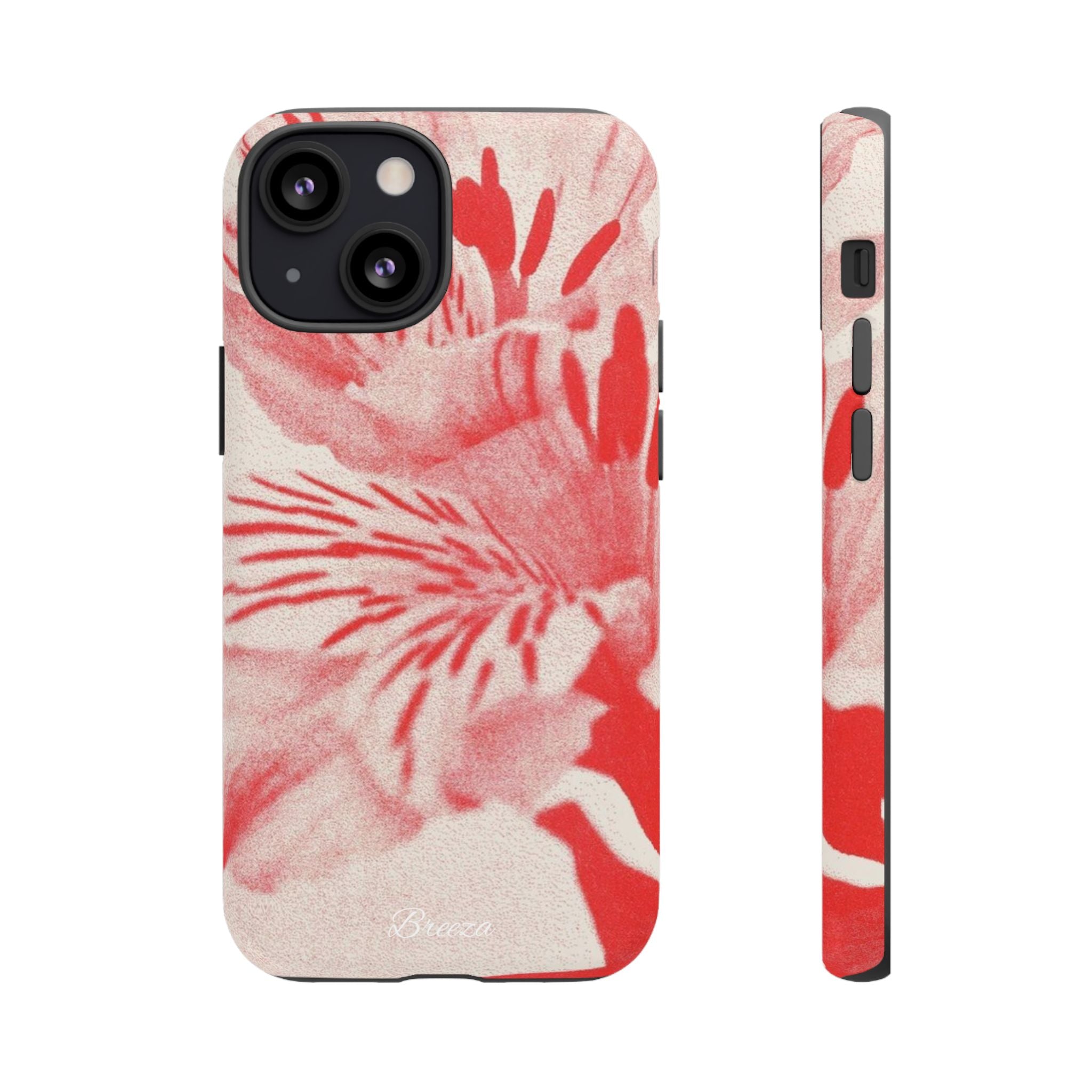 Red Floral Phone Case