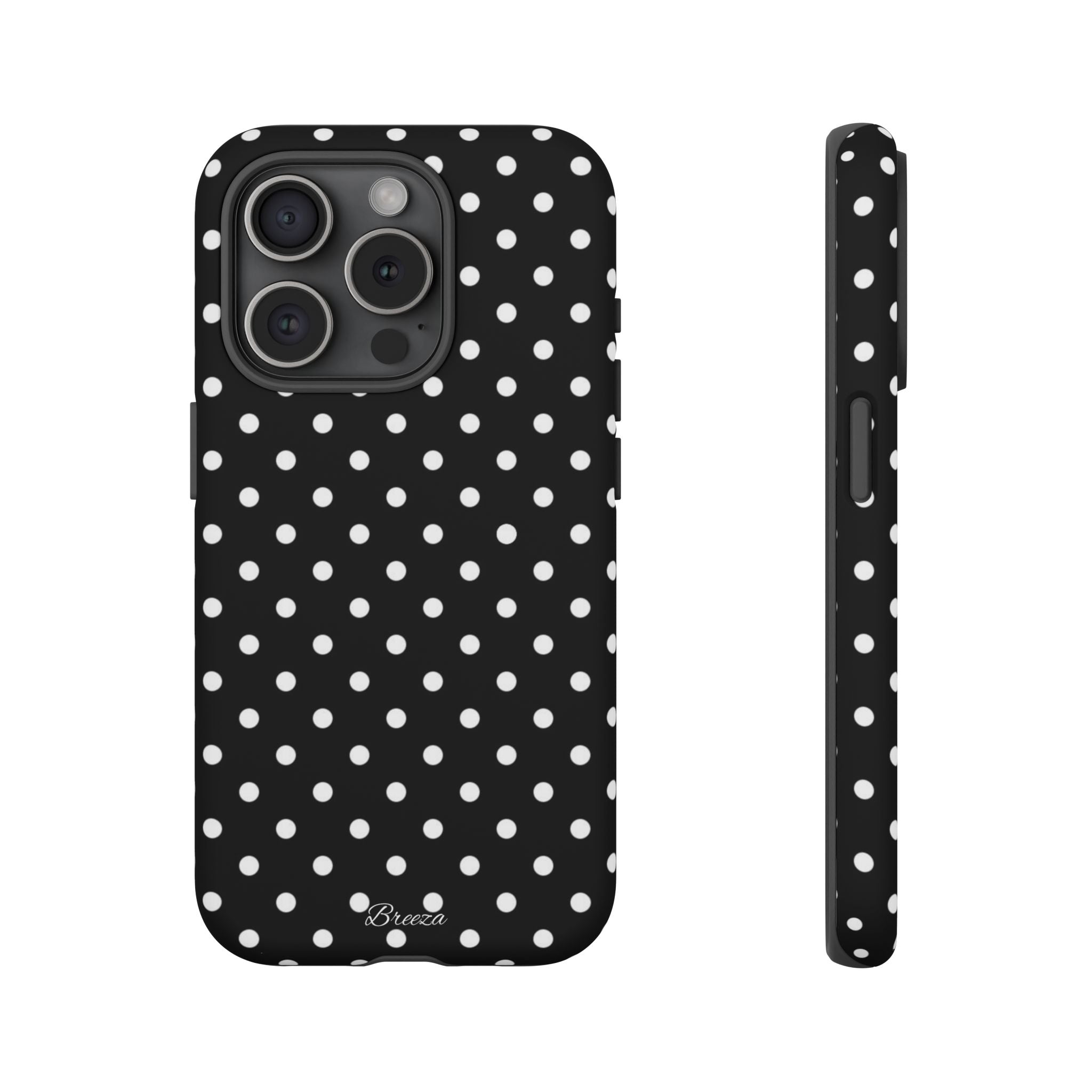 Black & White Polka Dot Phone Case