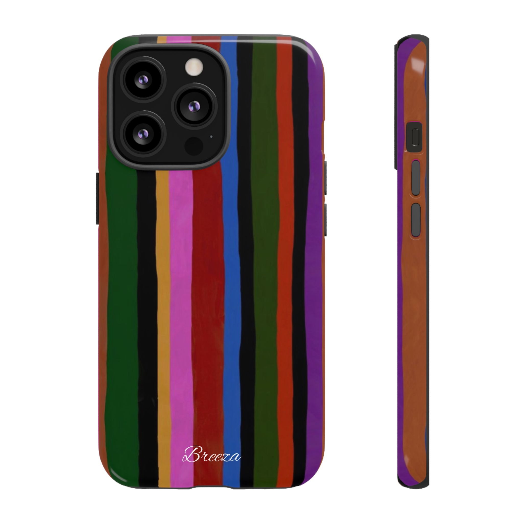 Colorful Striped Phone Case