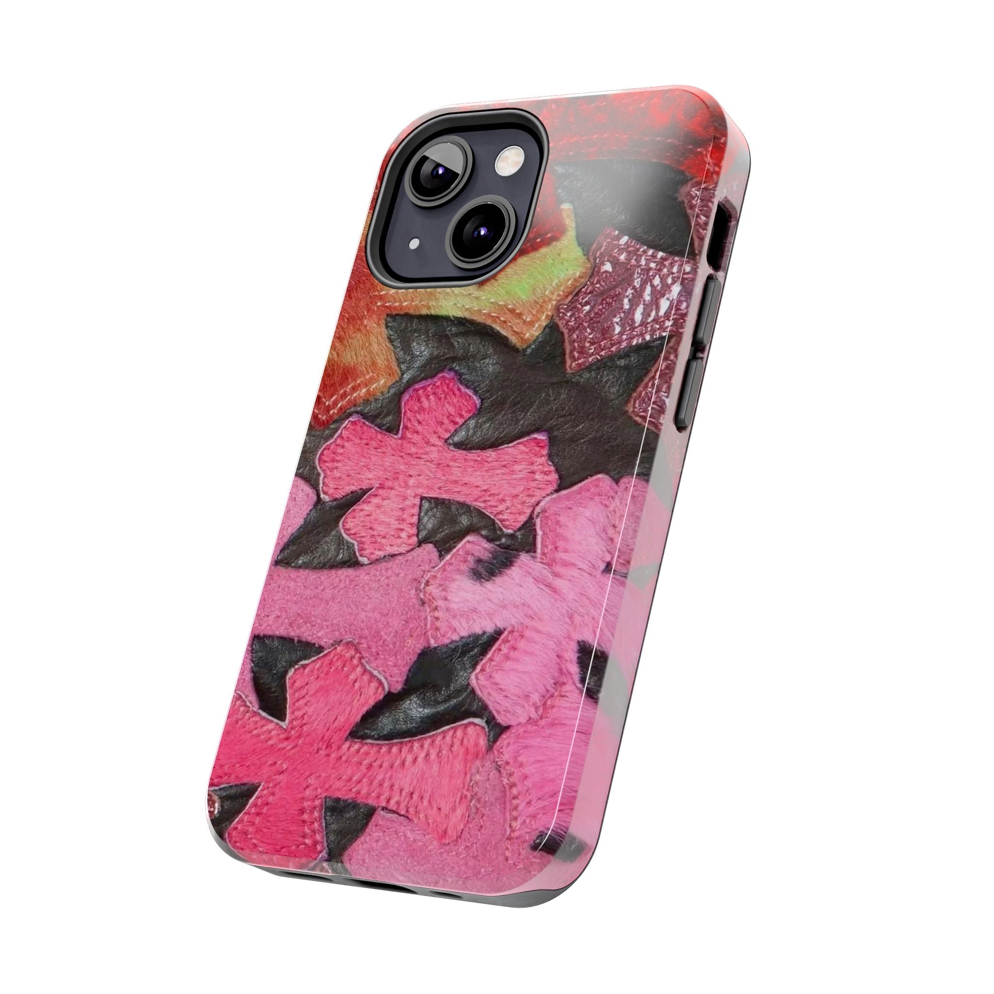 Pink Cross Phone Case