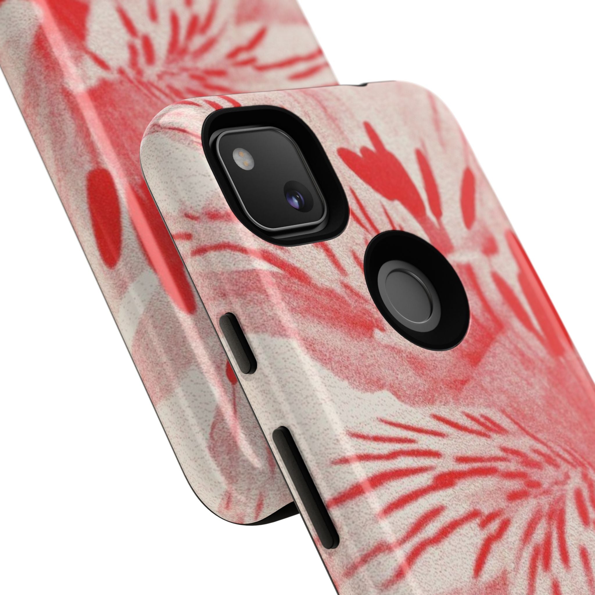 Red Floral Phone Case