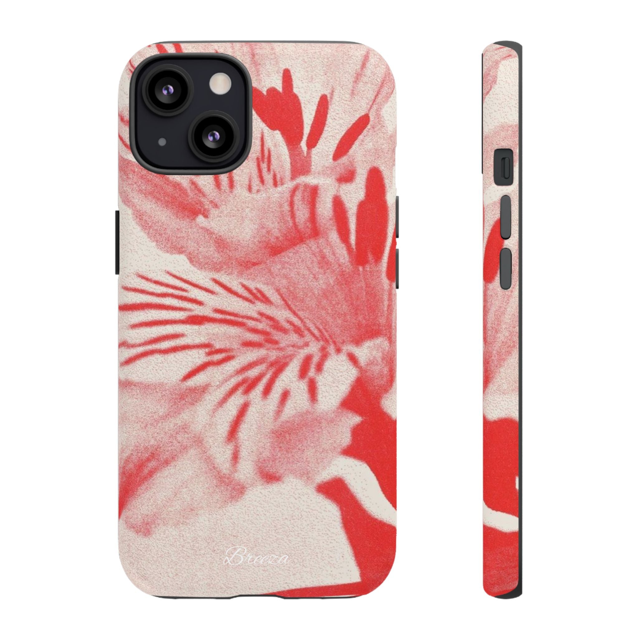 Red Floral Phone Case