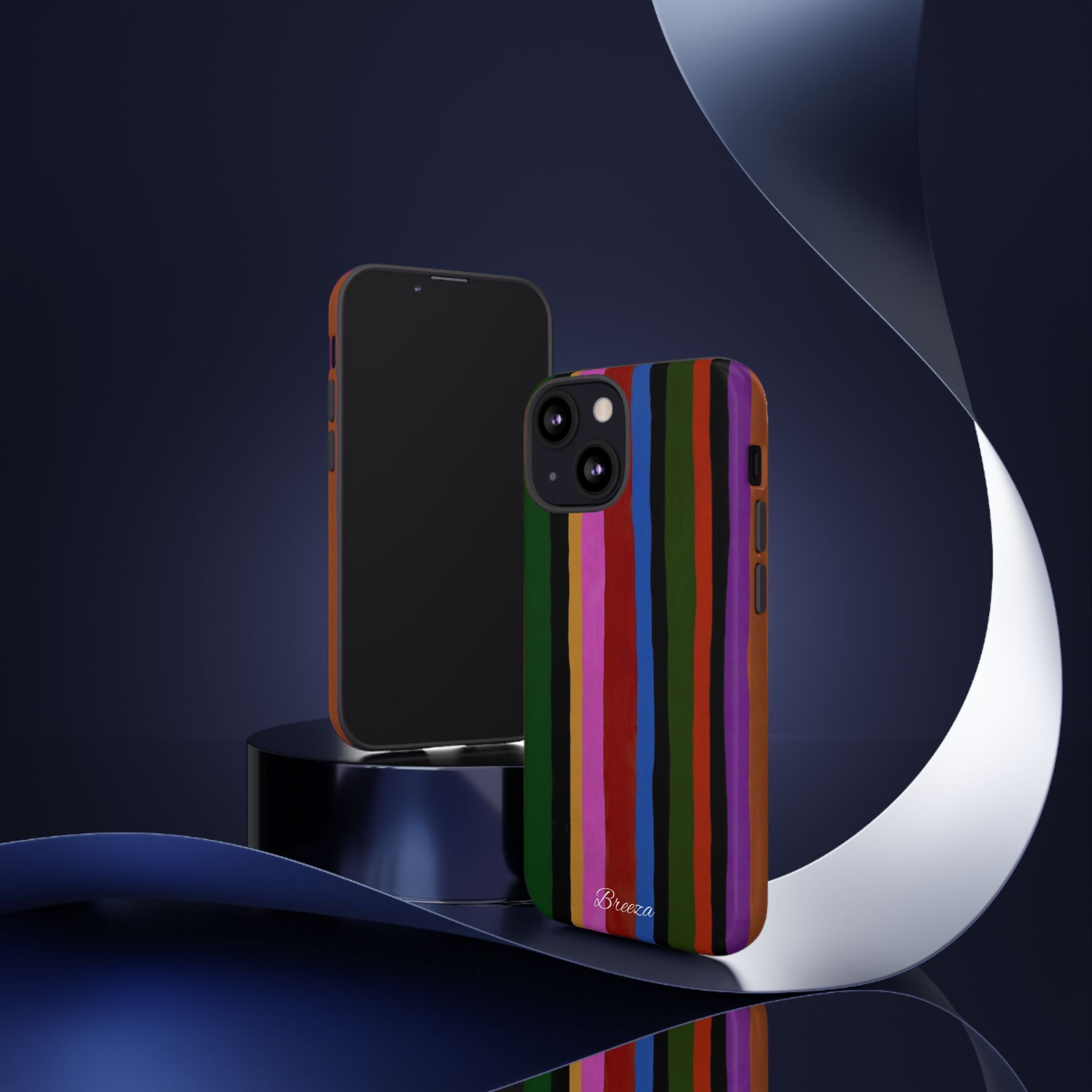 Colorful Striped Phone Case