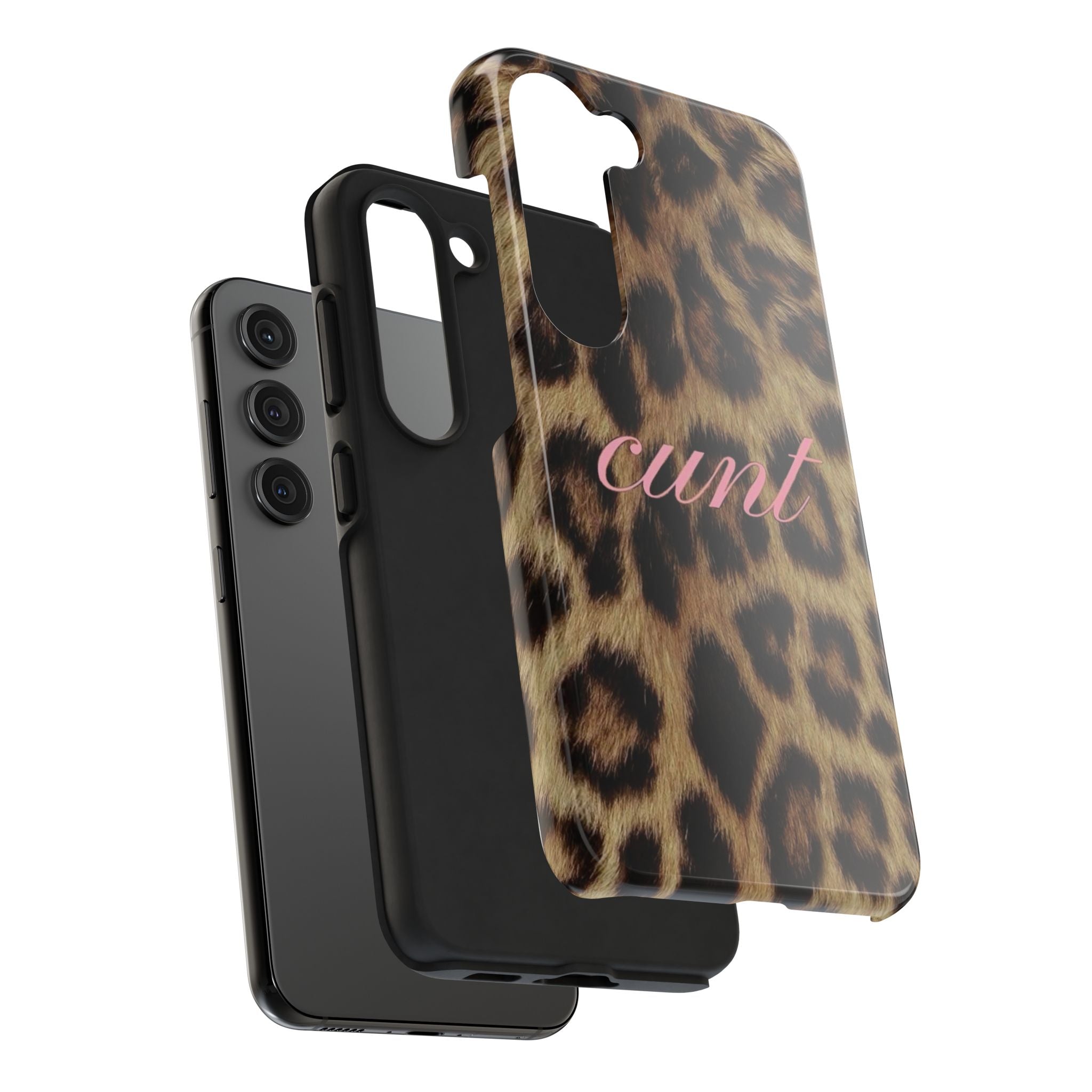 Cunt Leopard Print Phone Case