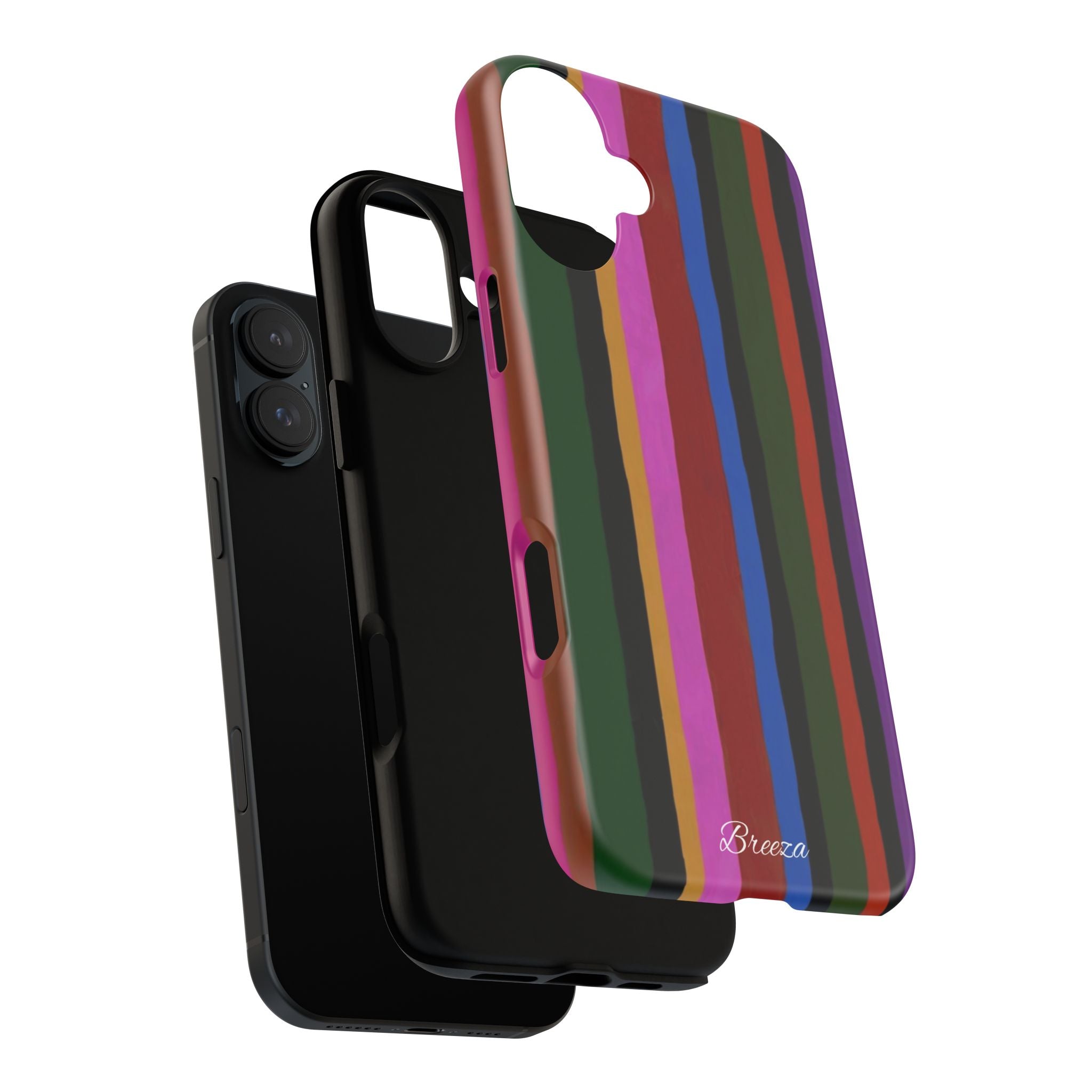 Colorful Striped Phone Case