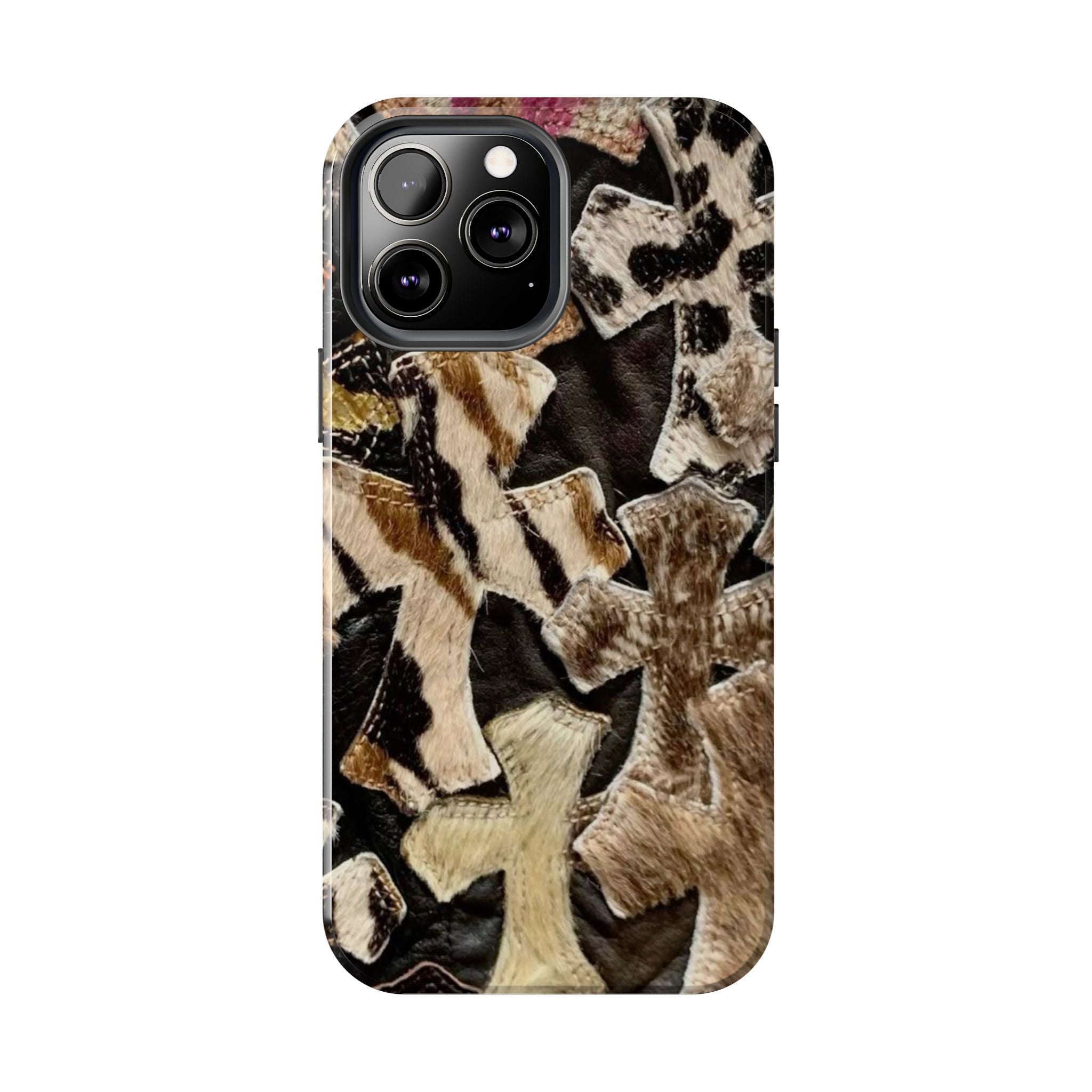 Chrome Heart Inspired Print Phone Case