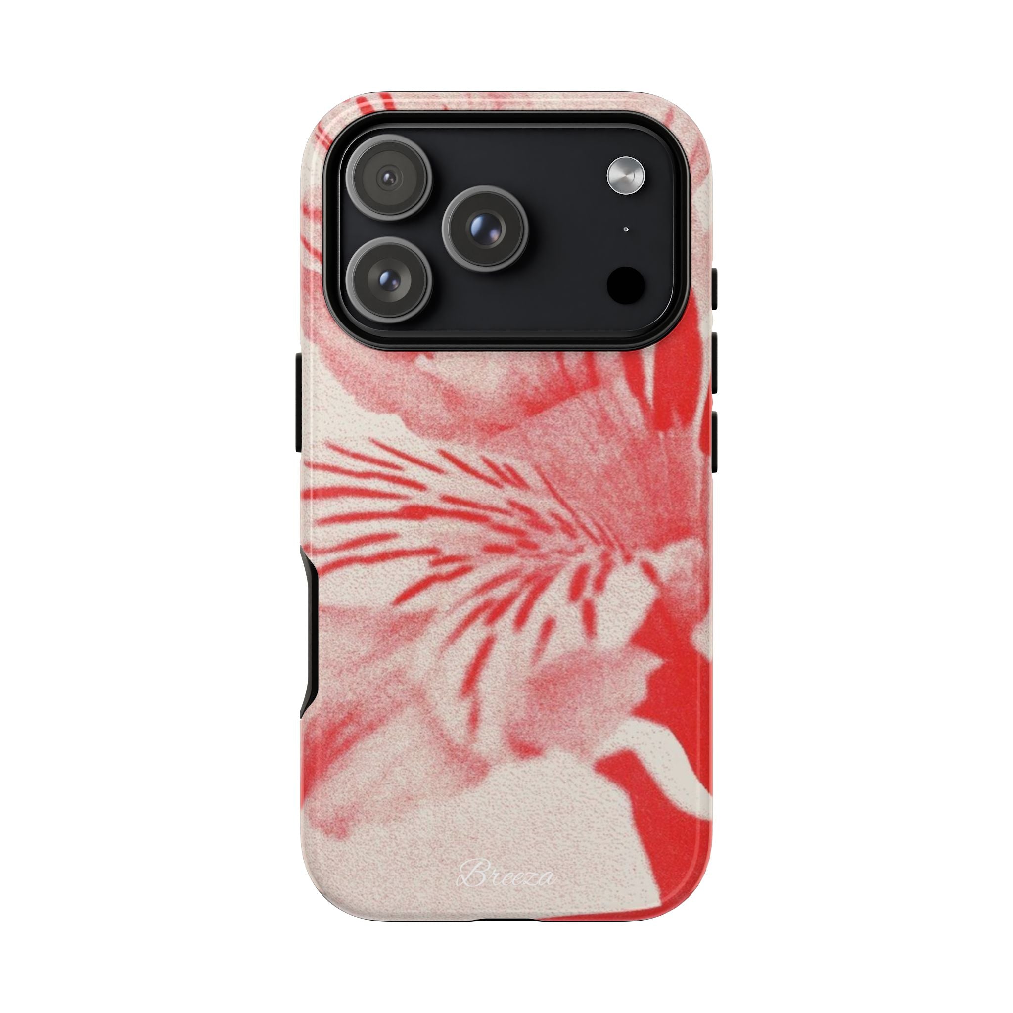 Red Floral Phone Case