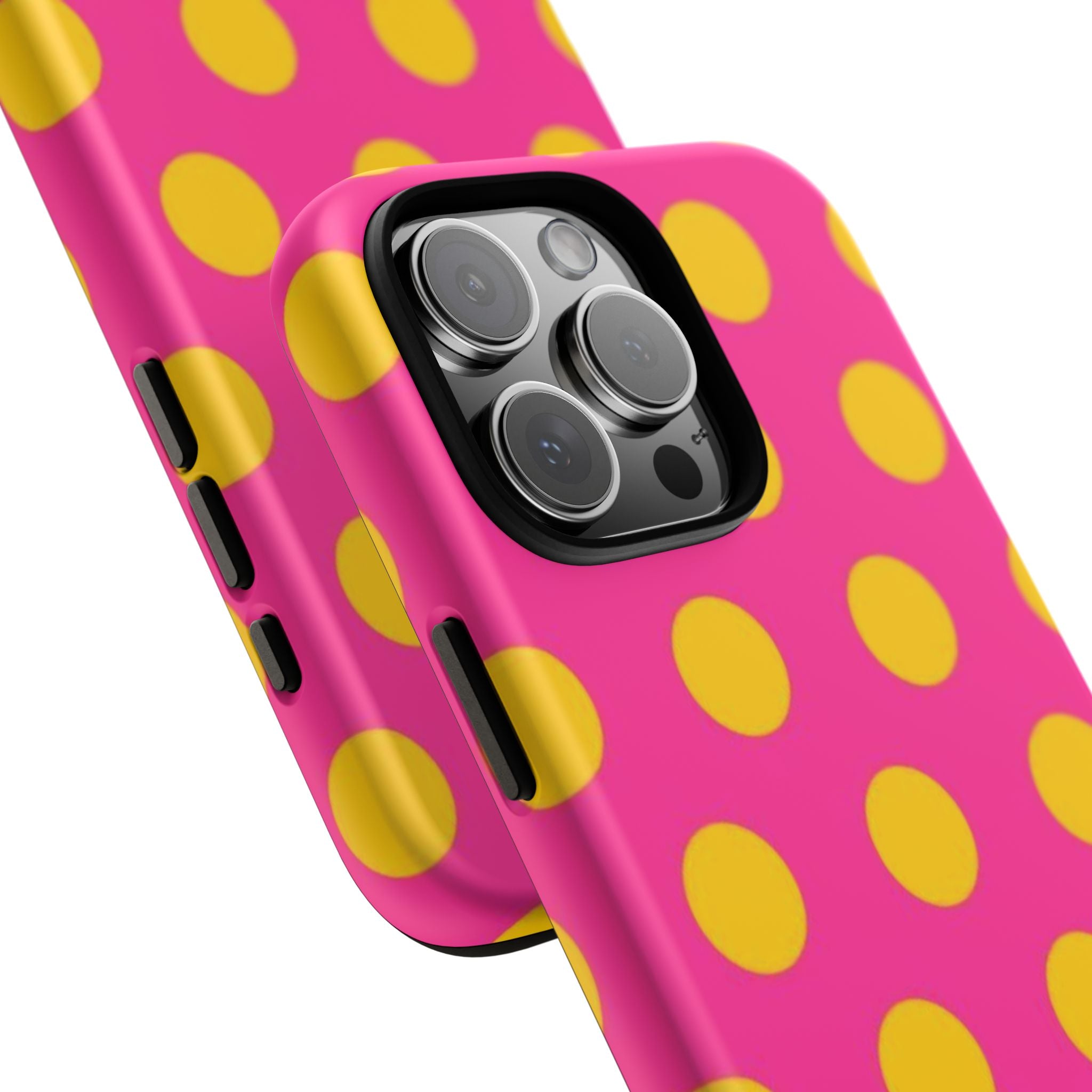 Pink & Yellow Dot Phone Case