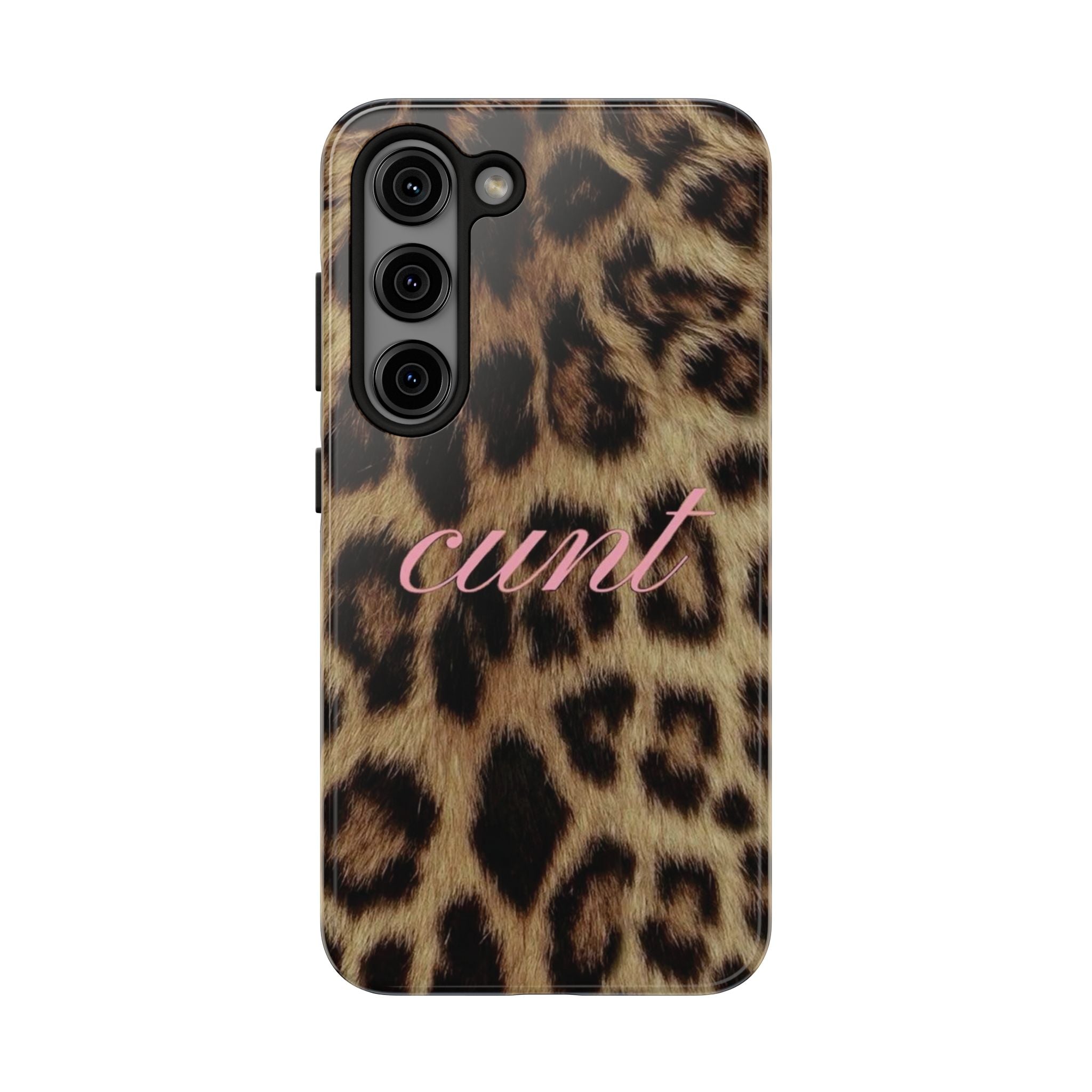 Cunt Leopard Print Phone Case