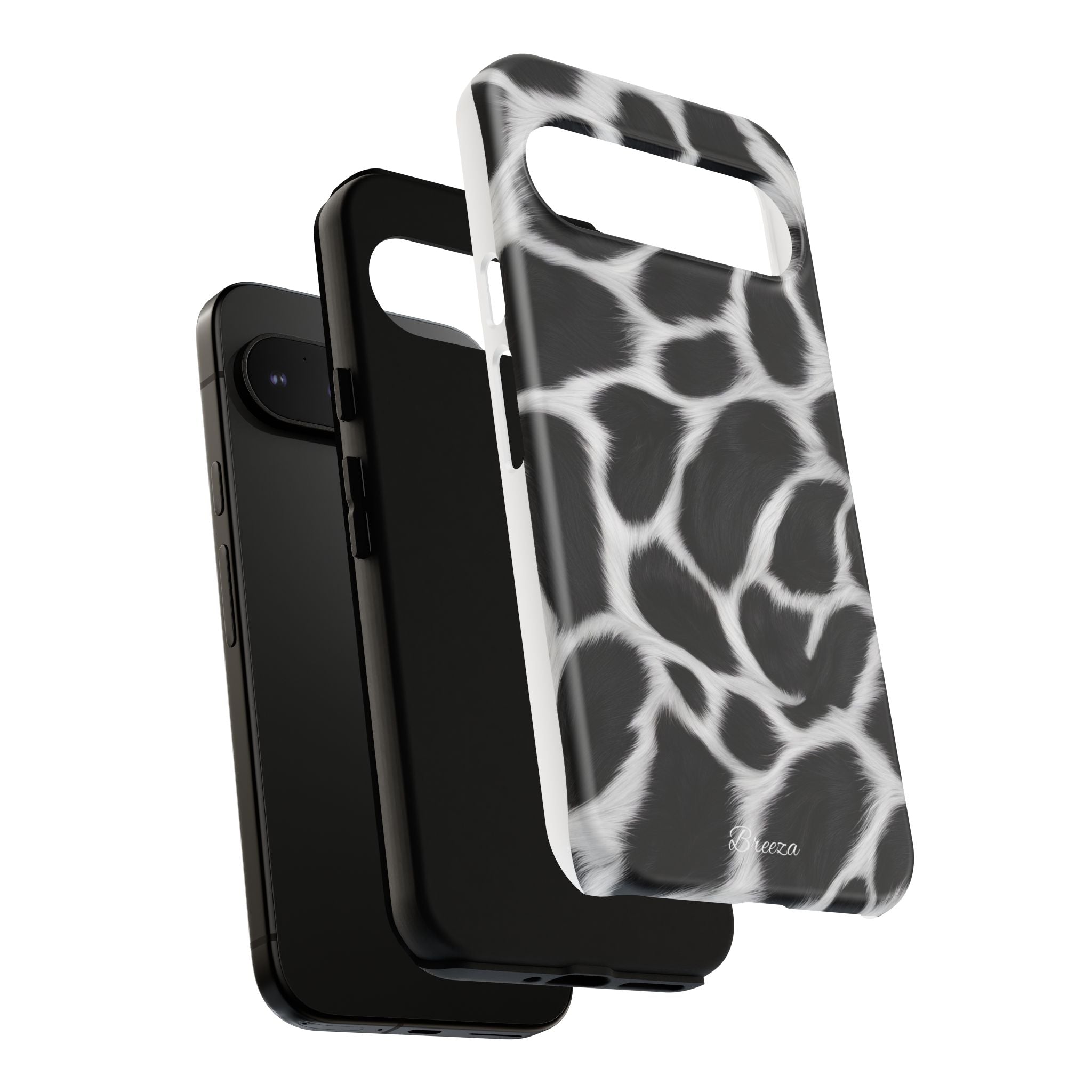 Furry Cow Print Phone Case