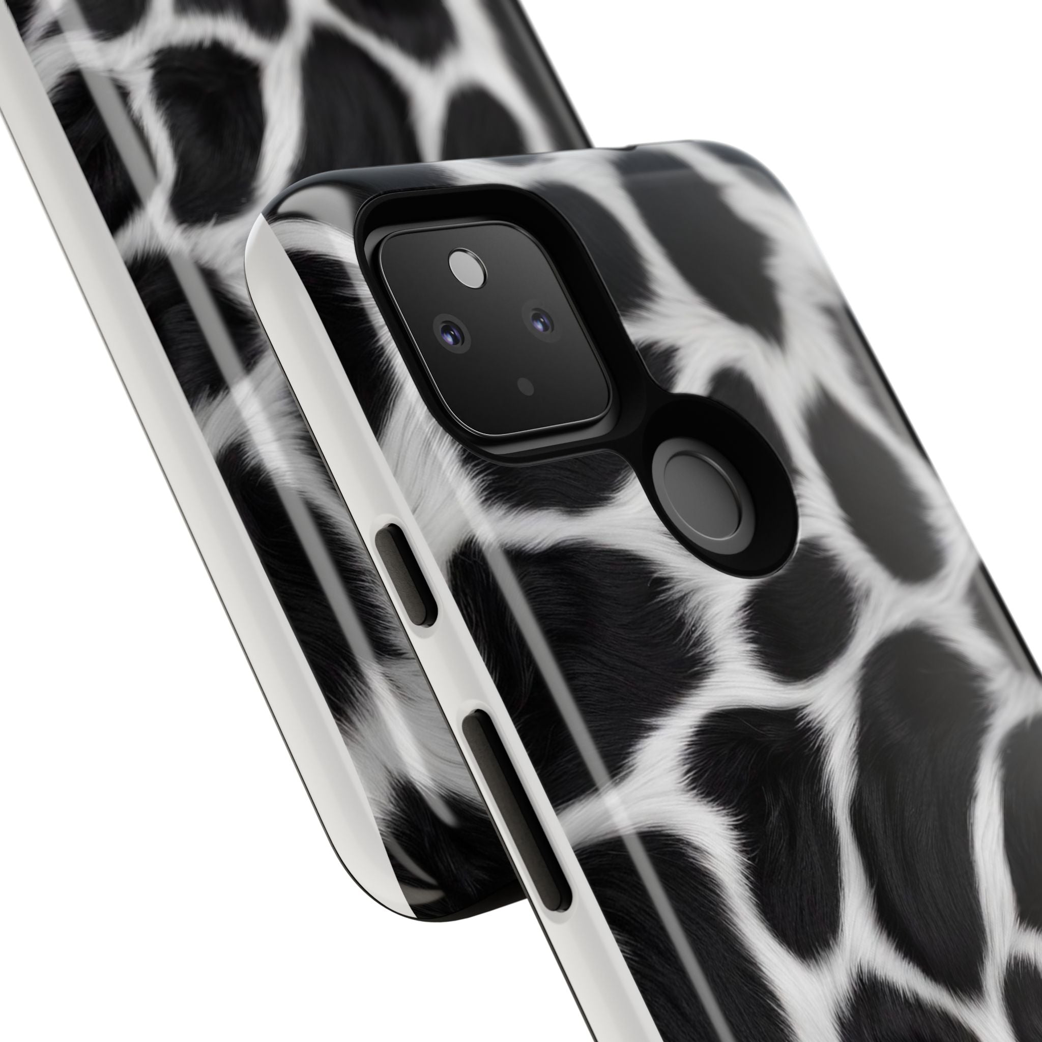 Furry Cow Print Phone Case