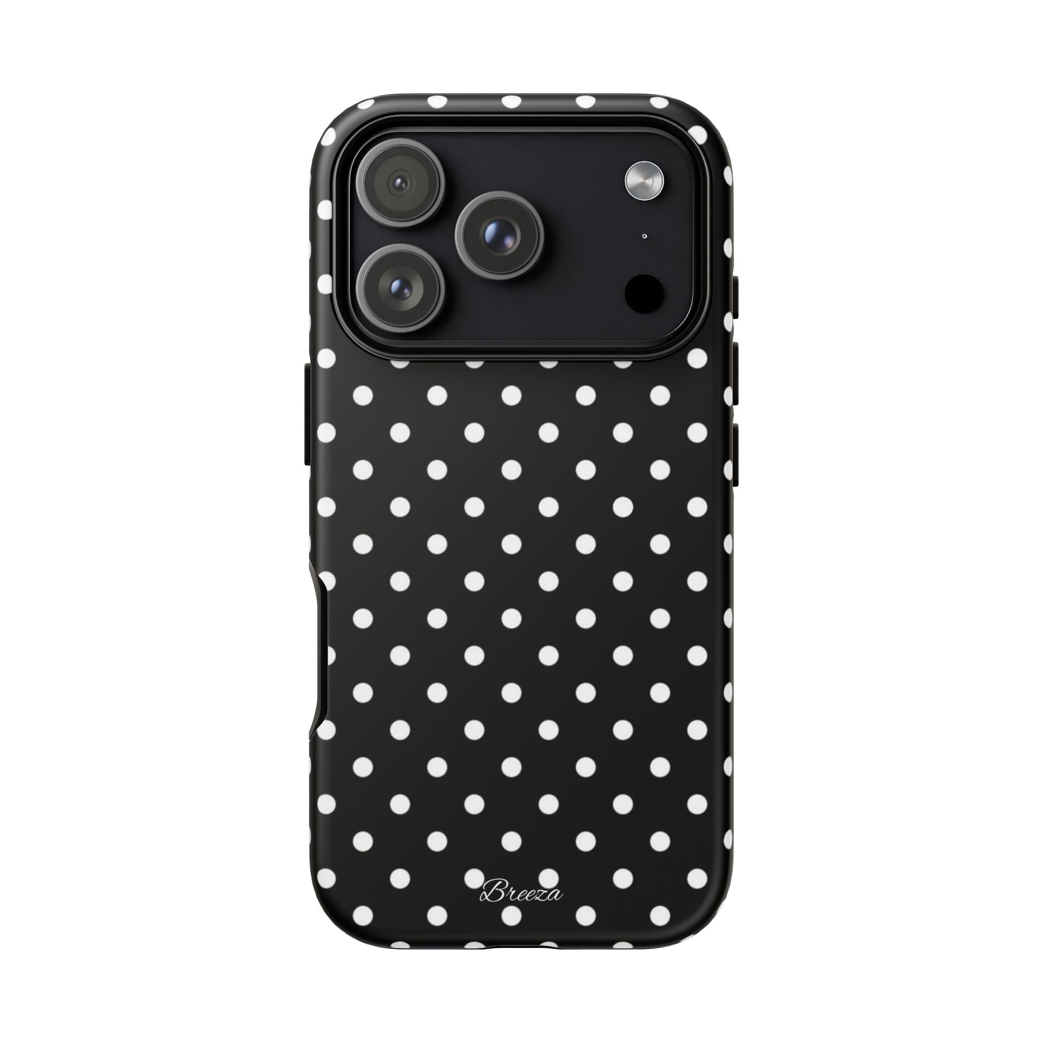 Black & White Polka Dot Phone Case
