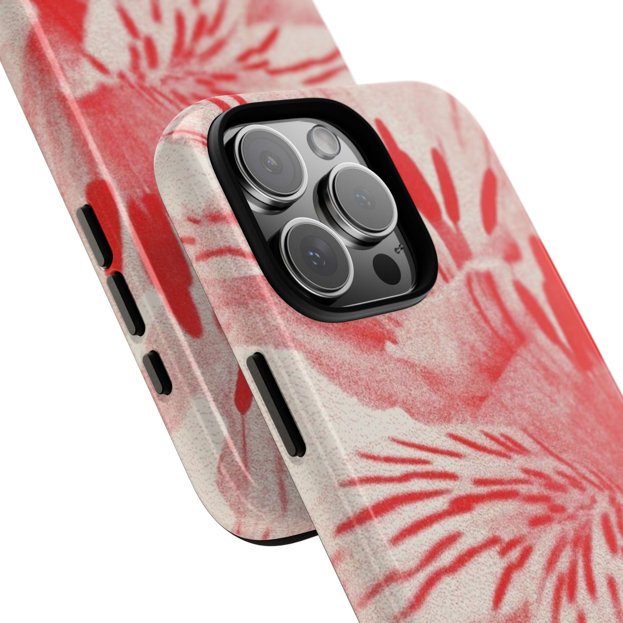 Red Floral Phone Case