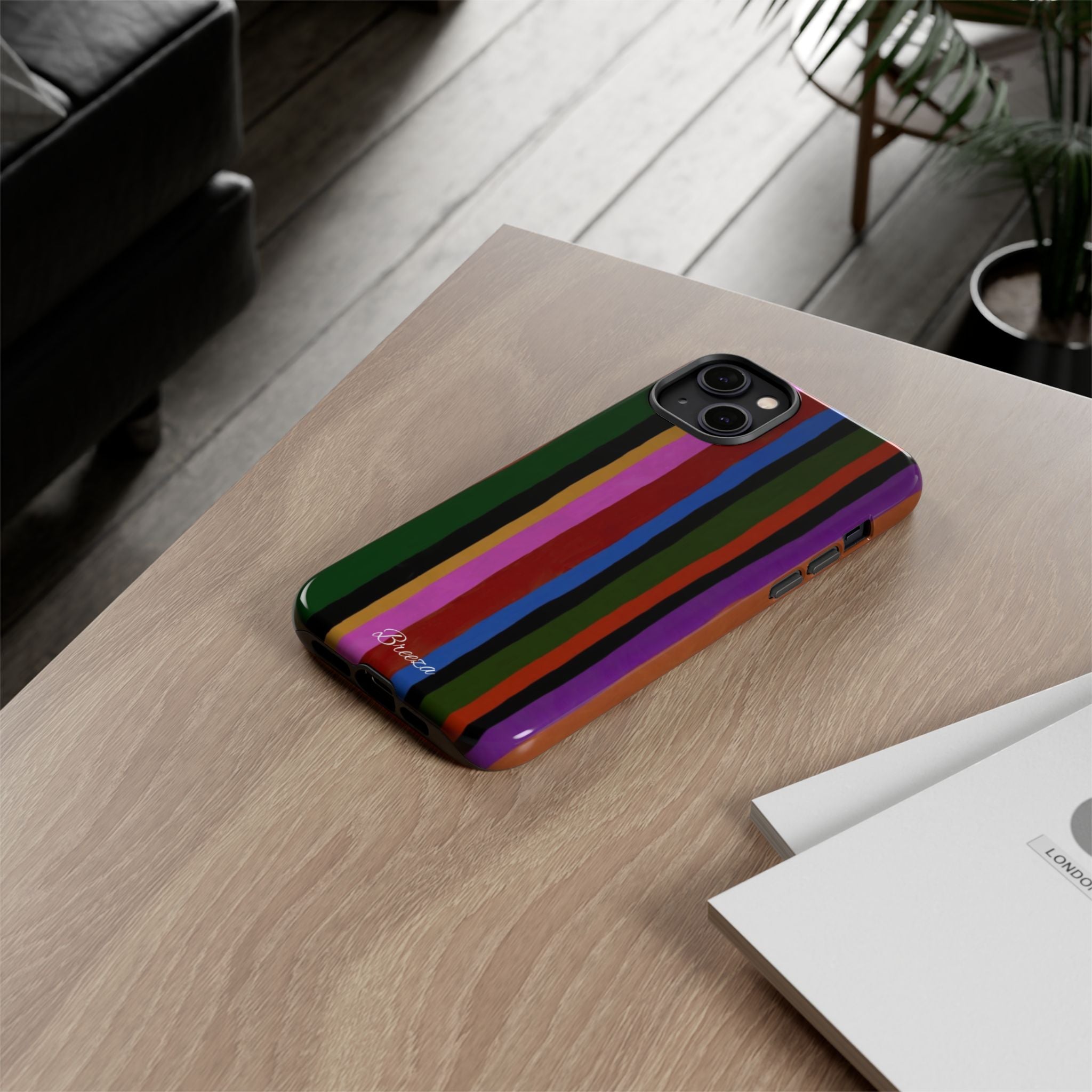 Colorful Striped Phone Case