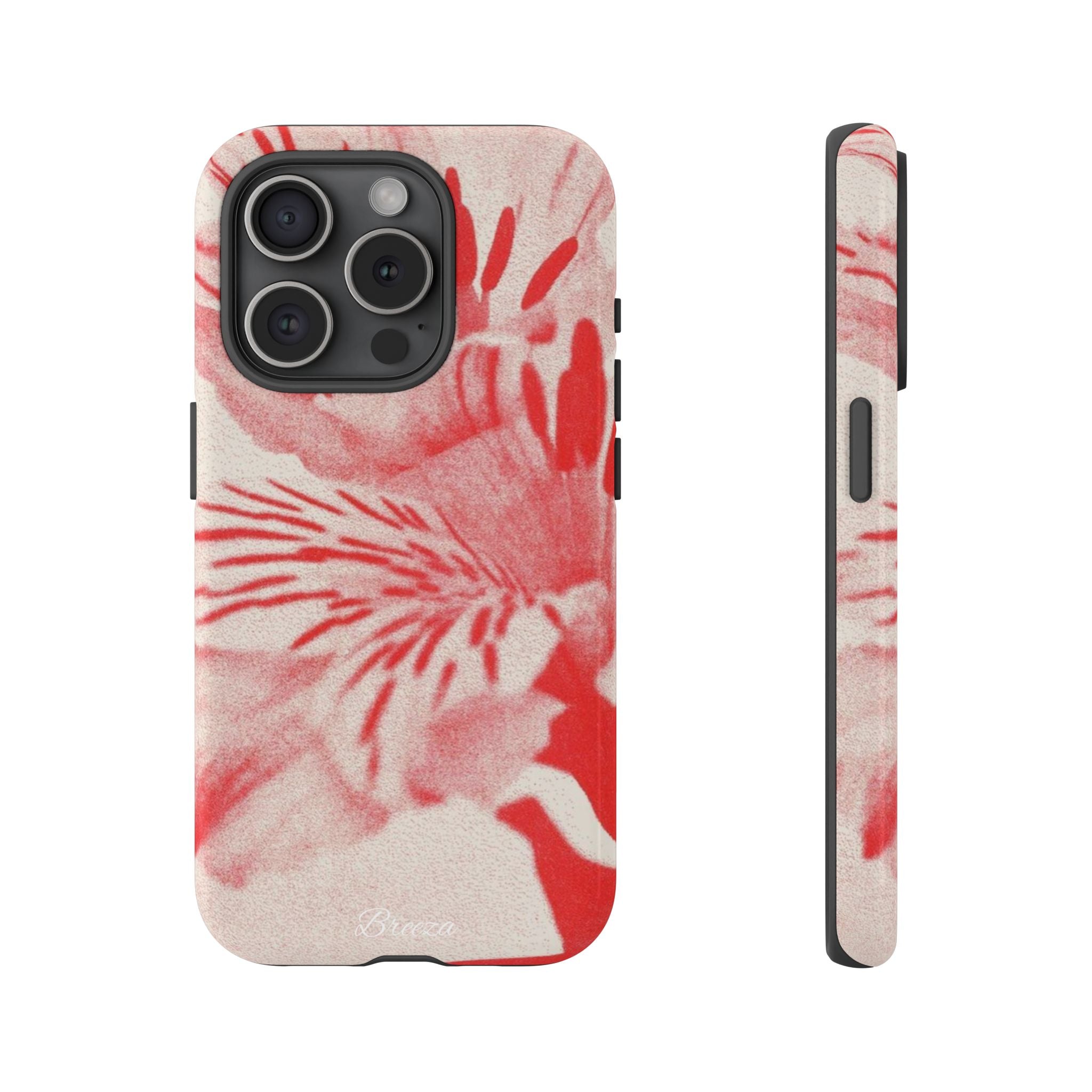 Red Floral Phone Case