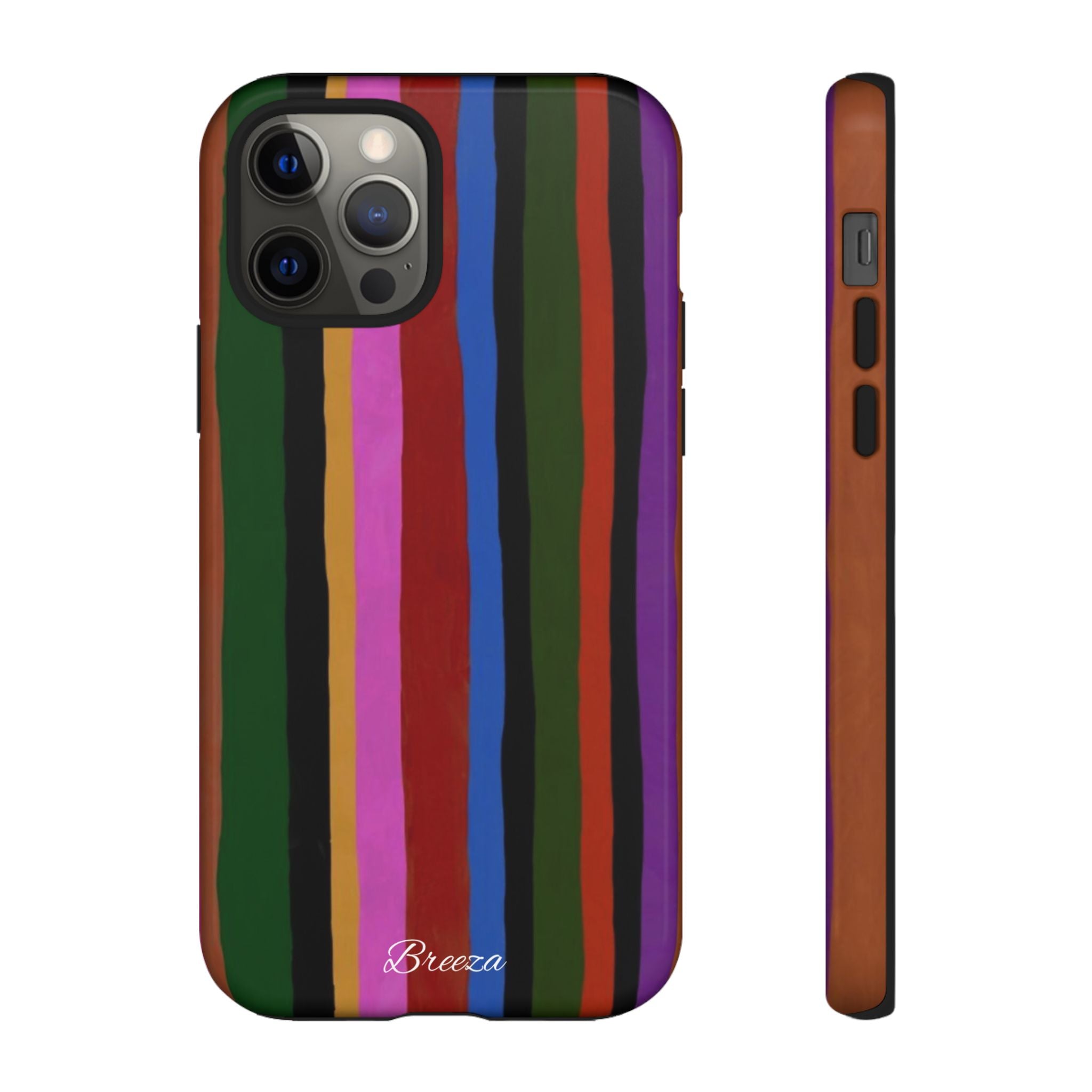 Colorful Striped Phone Case